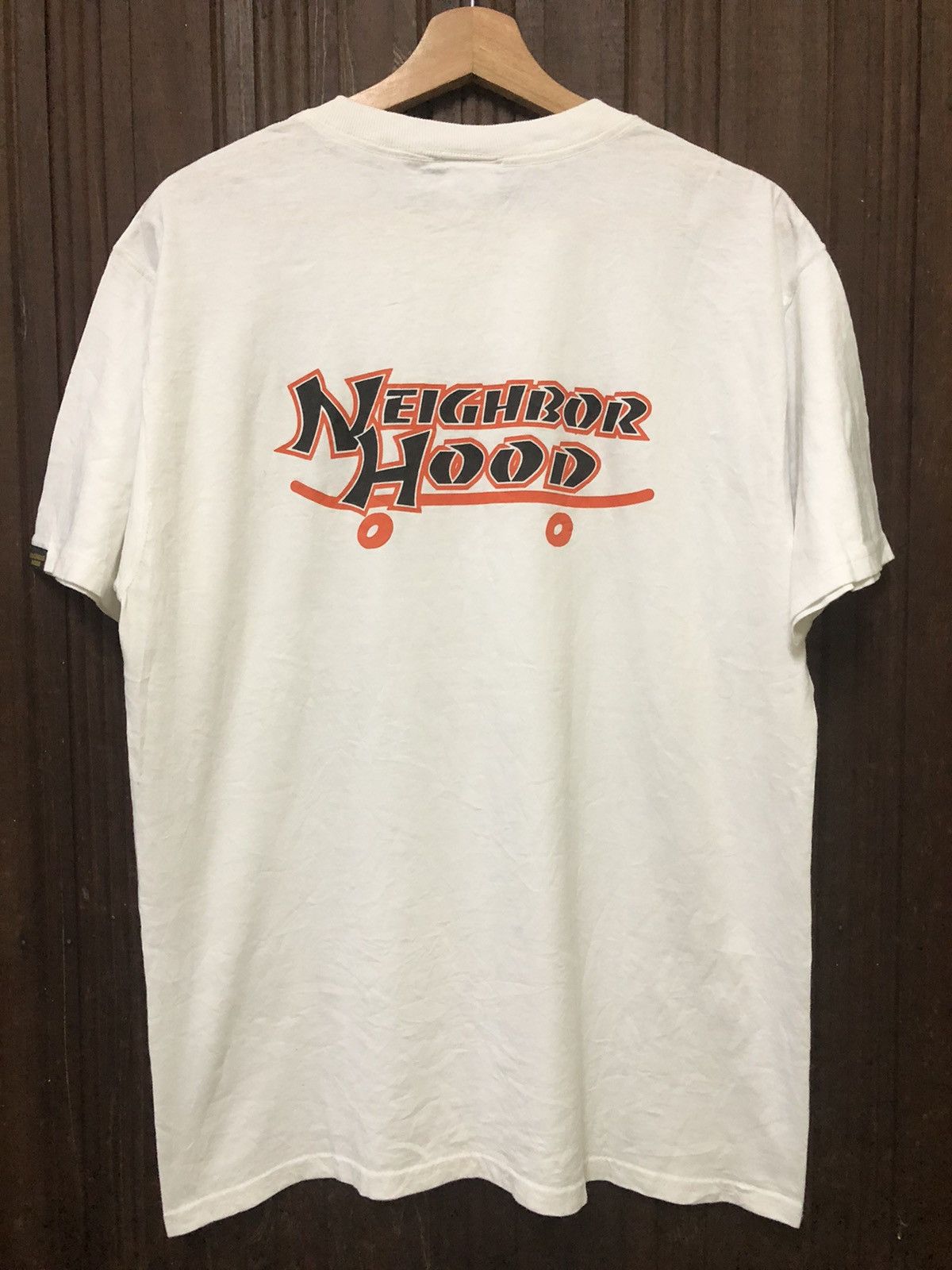 Neighborhood × Vintage Vintage Neighborhood Skate NH Big Logo Nice Print T Shirt Size US L / EU 52-54 / 3 - 7 Thumbnail