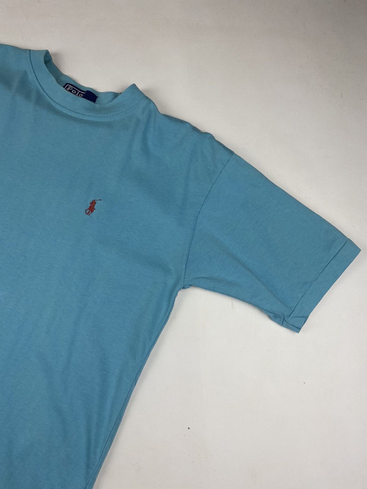 Ralph Lauren × Vintage Vintage Ralph Lauren Made In USA Distressed T Shirt Size US M / EU 48-50 / 2 - 3 Thumbnail