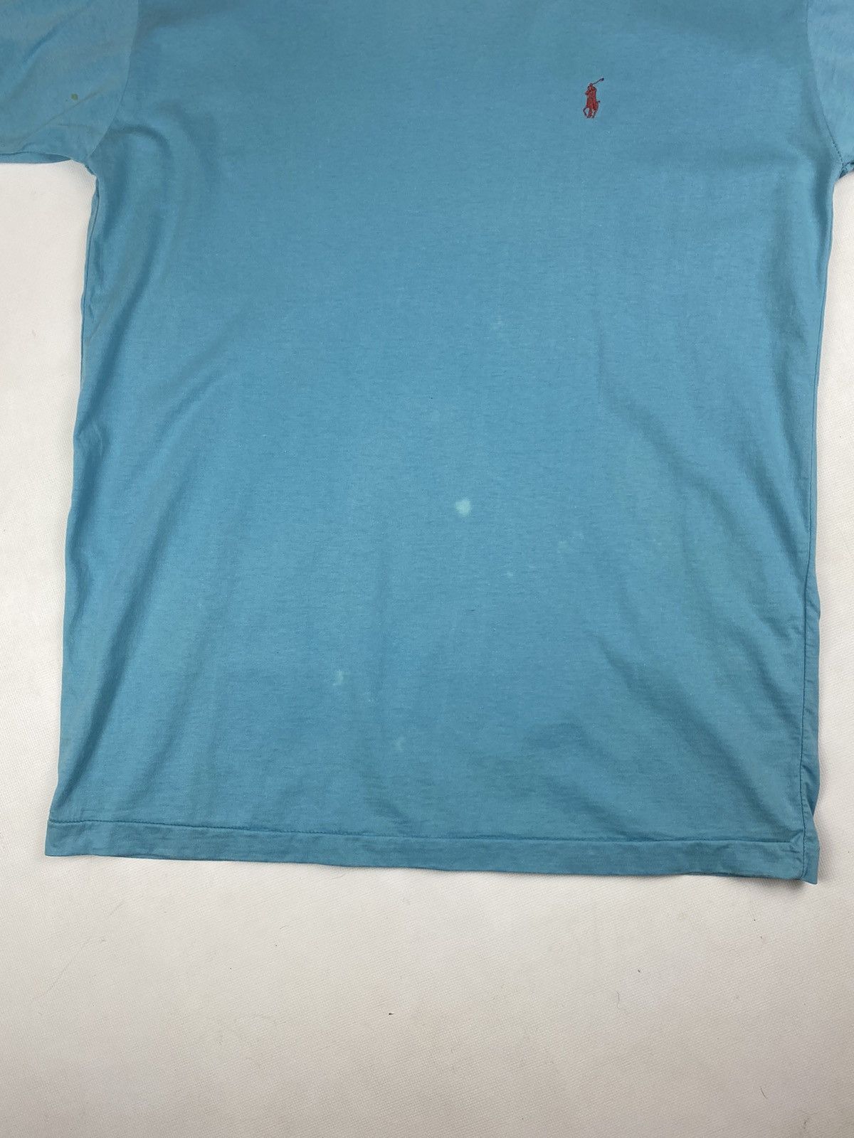 Ralph Lauren × Vintage Vintage Ralph Lauren Made In USA Distressed T Shirt Size US M / EU 48-50 / 2 - 5 Thumbnail