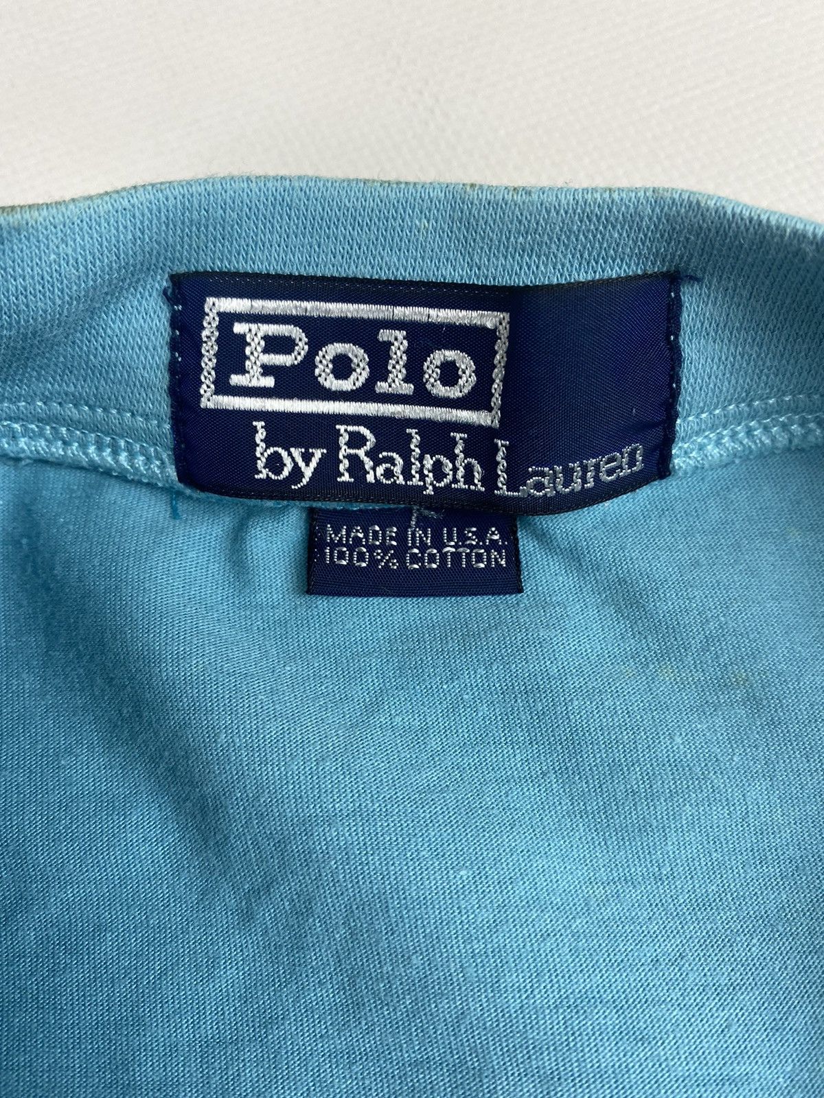 Ralph Lauren × Vintage Vintage Ralph Lauren Made In USA Distressed T Shirt Size US M / EU 48-50 / 2 - 11 Thumbnail