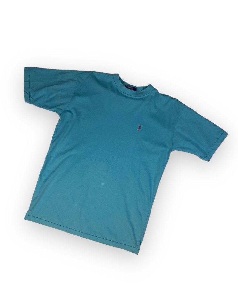 Ralph Lauren × Vintage Vintage Ralph Lauren Made In USA Distressed T Shirt Size US M / EU 48-50 / 2 - 2 Thumbnail