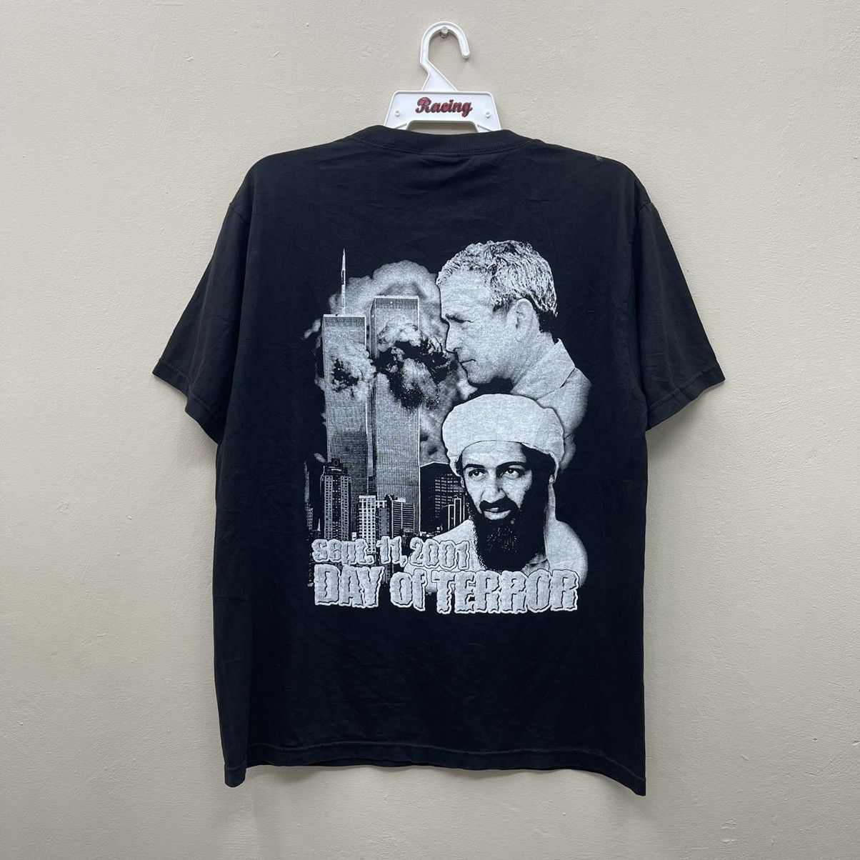 Vintage Vintage 2001 Day Of Terror Sept .11. 2001 Shirt Size US L / EU 52-54 / 3 - 2 Thumbnail