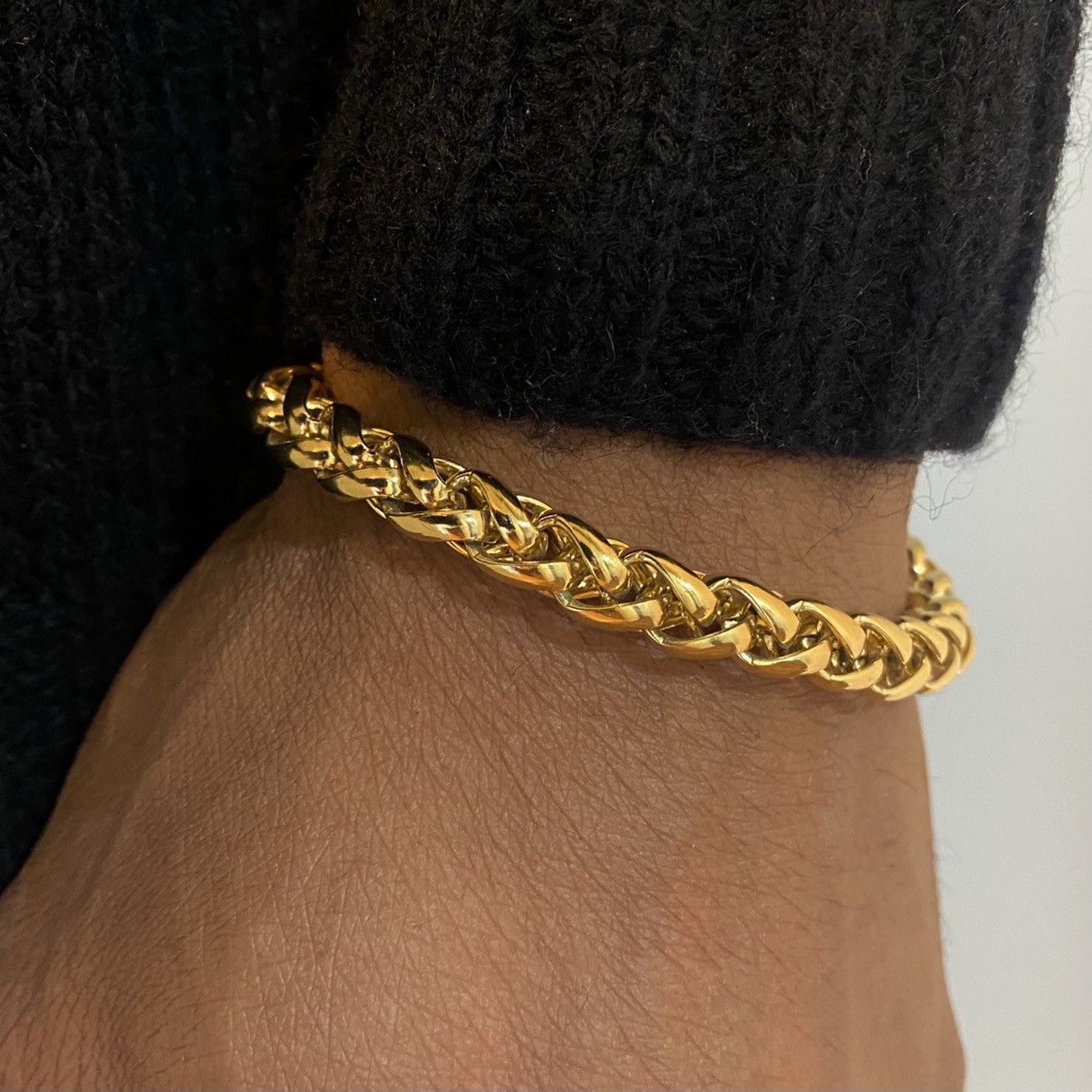 Givenchy RARE GIVENCHY FRANCO GOLD TWISTED LINK VINTAGE BRACELET | Grailed