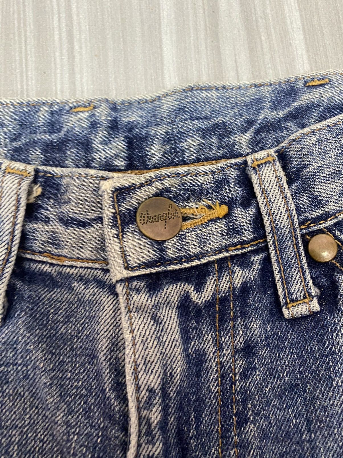 20471120 × Hysteric Glamour × If Six Was Nine RARE🔥VINTAGE WRANGLER 80s DISTRESSED DENIM JEANS Size US 28 / EU 44 - 15 Thumbnail