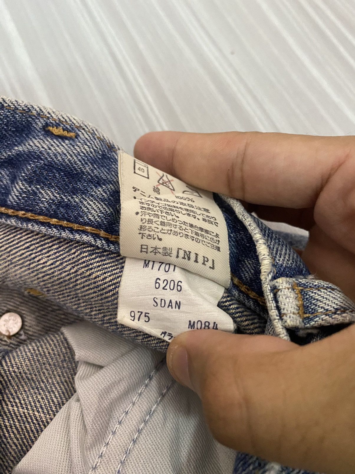 20471120 × Hysteric Glamour × If Six Was Nine RARE🔥VINTAGE WRANGLER 80s DISTRESSED DENIM JEANS Size US 28 / EU 44 - 12 Thumbnail