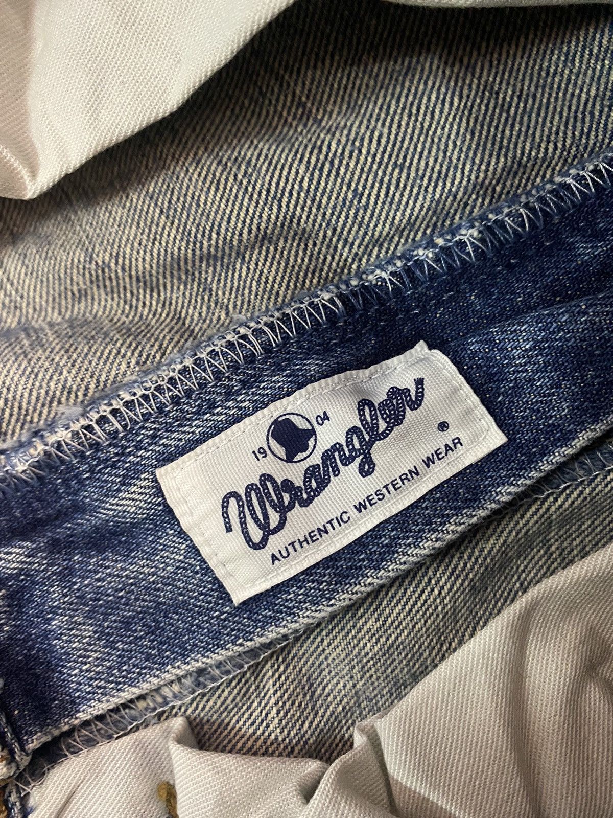 20471120 × Hysteric Glamour × If Six Was Nine RARE🔥VINTAGE WRANGLER 80s DISTRESSED DENIM JEANS Size US 28 / EU 44 - 11 Thumbnail