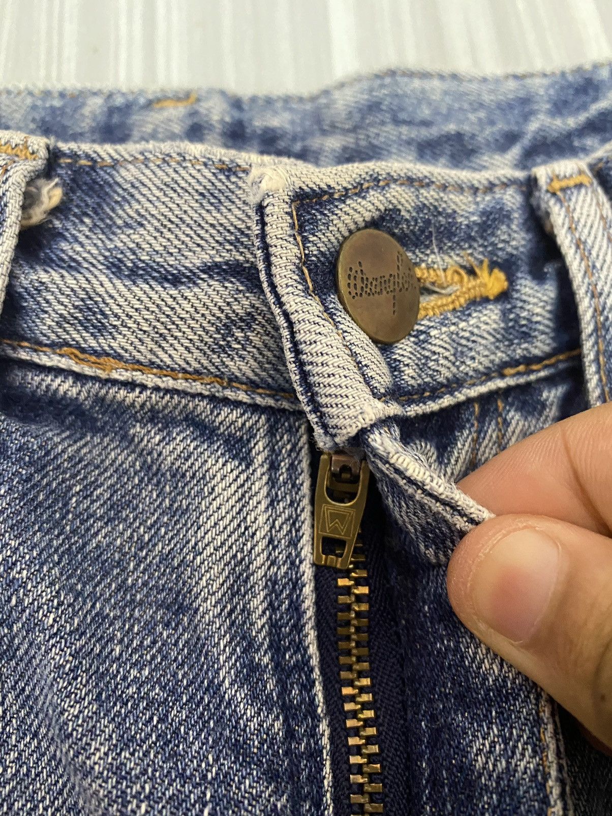 20471120 × Hysteric Glamour × If Six Was Nine RARE🔥VINTAGE WRANGLER 80s DISTRESSED DENIM JEANS Size US 28 / EU 44 - 14 Thumbnail