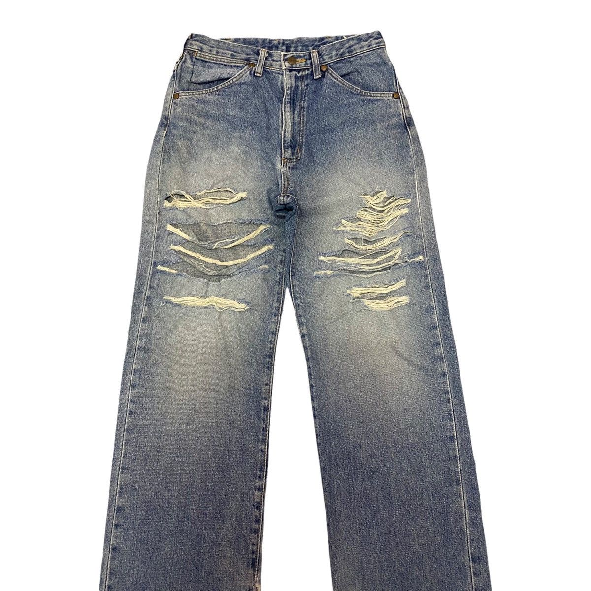 20471120 × Hysteric Glamour × If Six Was Nine RARE🔥VINTAGE WRANGLER 80s DISTRESSED DENIM JEANS Size US 28 / EU 44 - 5 Thumbnail