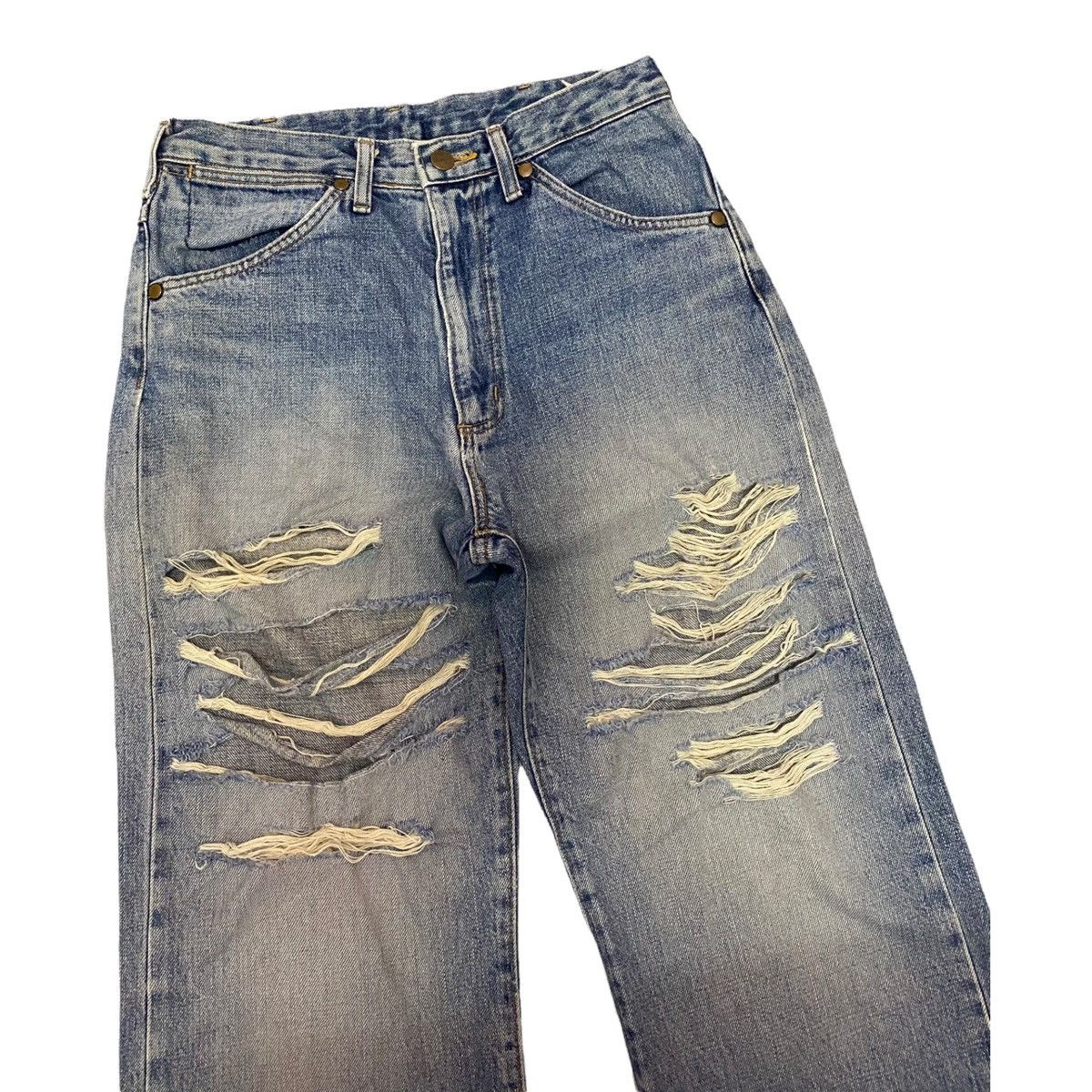 20471120 × Hysteric Glamour × If Six Was Nine RARE🔥VINTAGE WRANGLER 80s DISTRESSED DENIM JEANS Size US 28 / EU 44 - 7 Thumbnail
