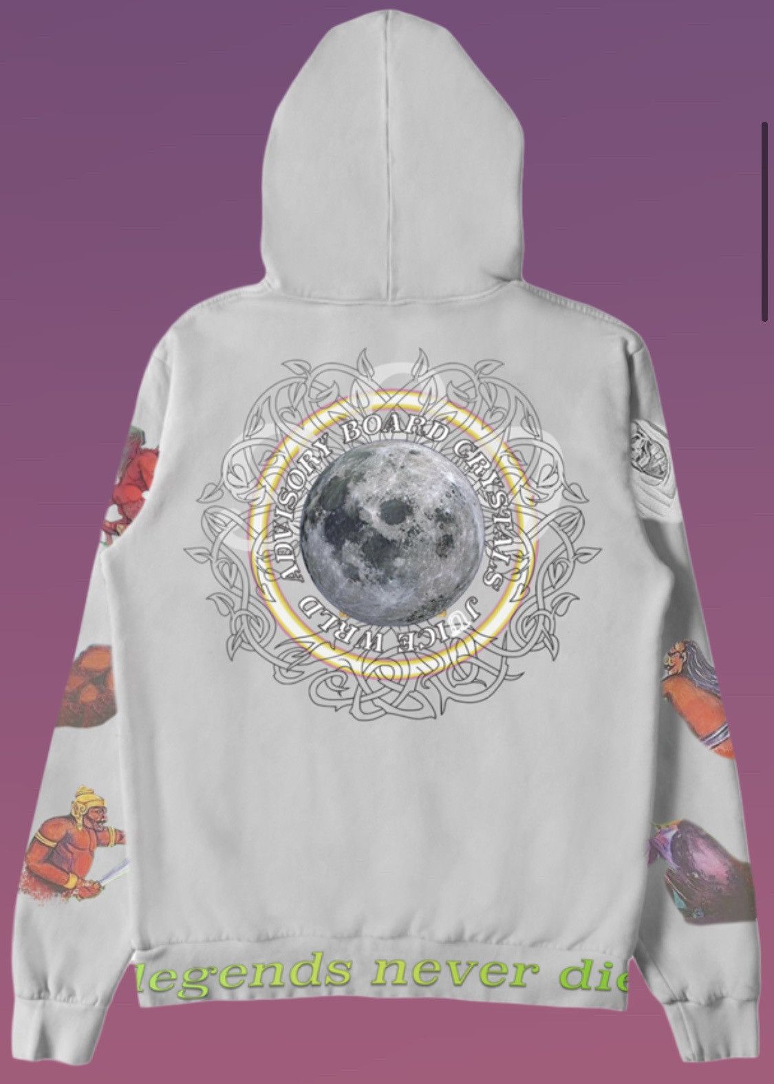 999 Club S Advisory Board Crystals Juice Wrld Hoodie 999 Club Gray Size US S / EU 44-46 / 1 - 2 Thumbnail