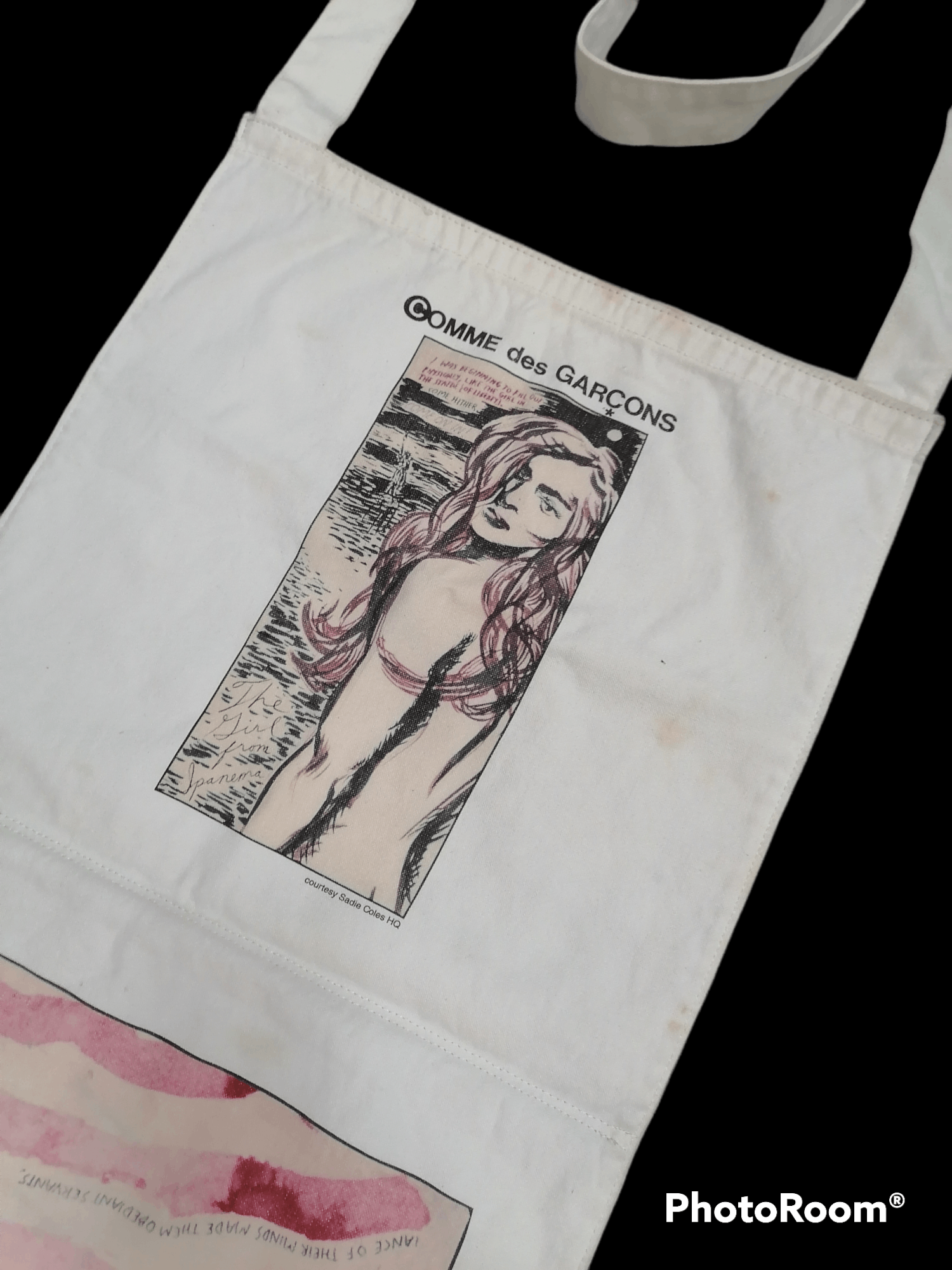 Comme des Garcons 🔥Comme Des Garçons By Raymond Pettibon Drawing Art Bag Size ONE SIZE - 7 Thumbnail