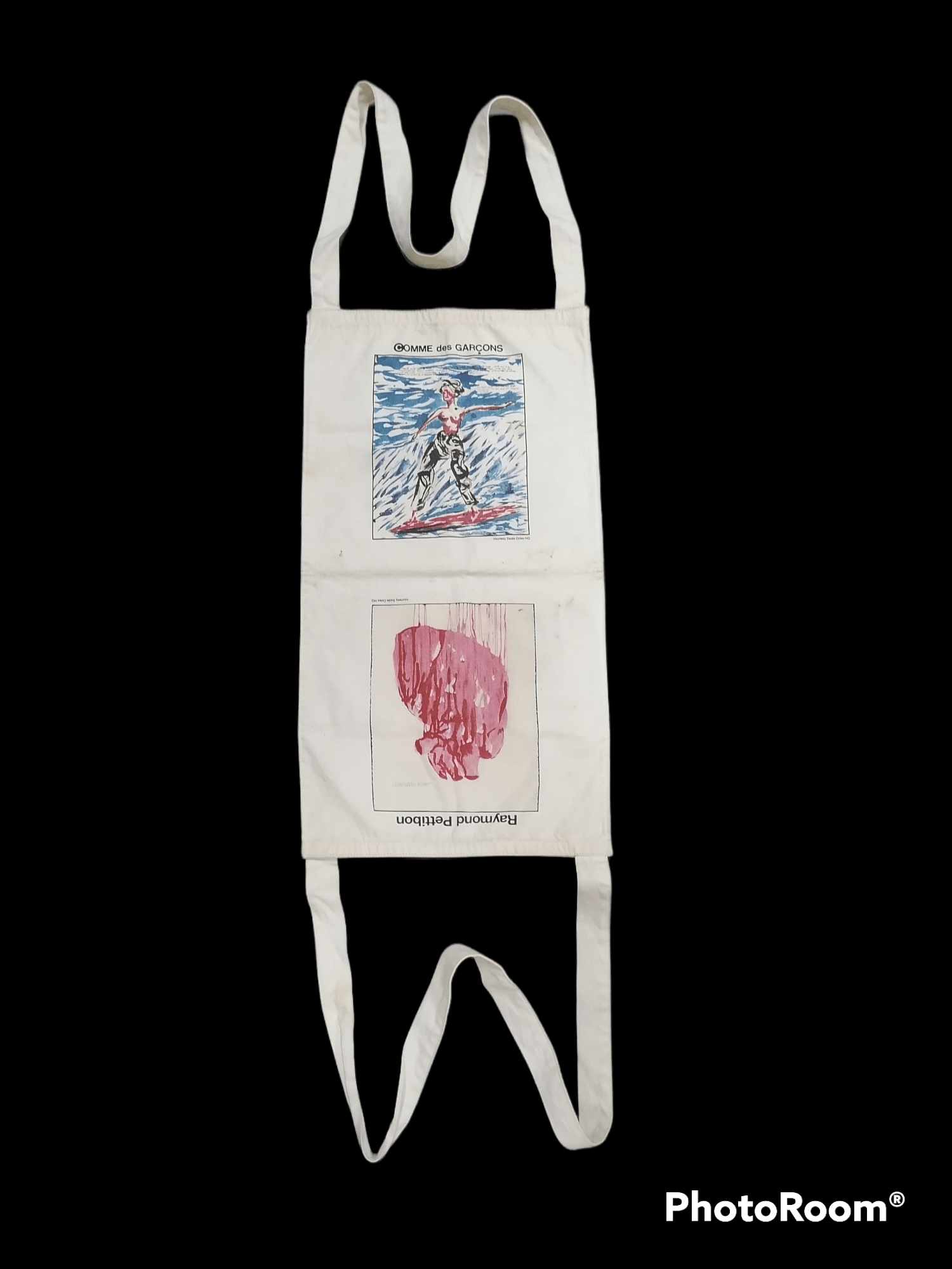 Comme des Garcons 🔥Comme Des Garçons By Raymond Pettibon Drawing Art Bag Size ONE SIZE - 2 Thumbnail