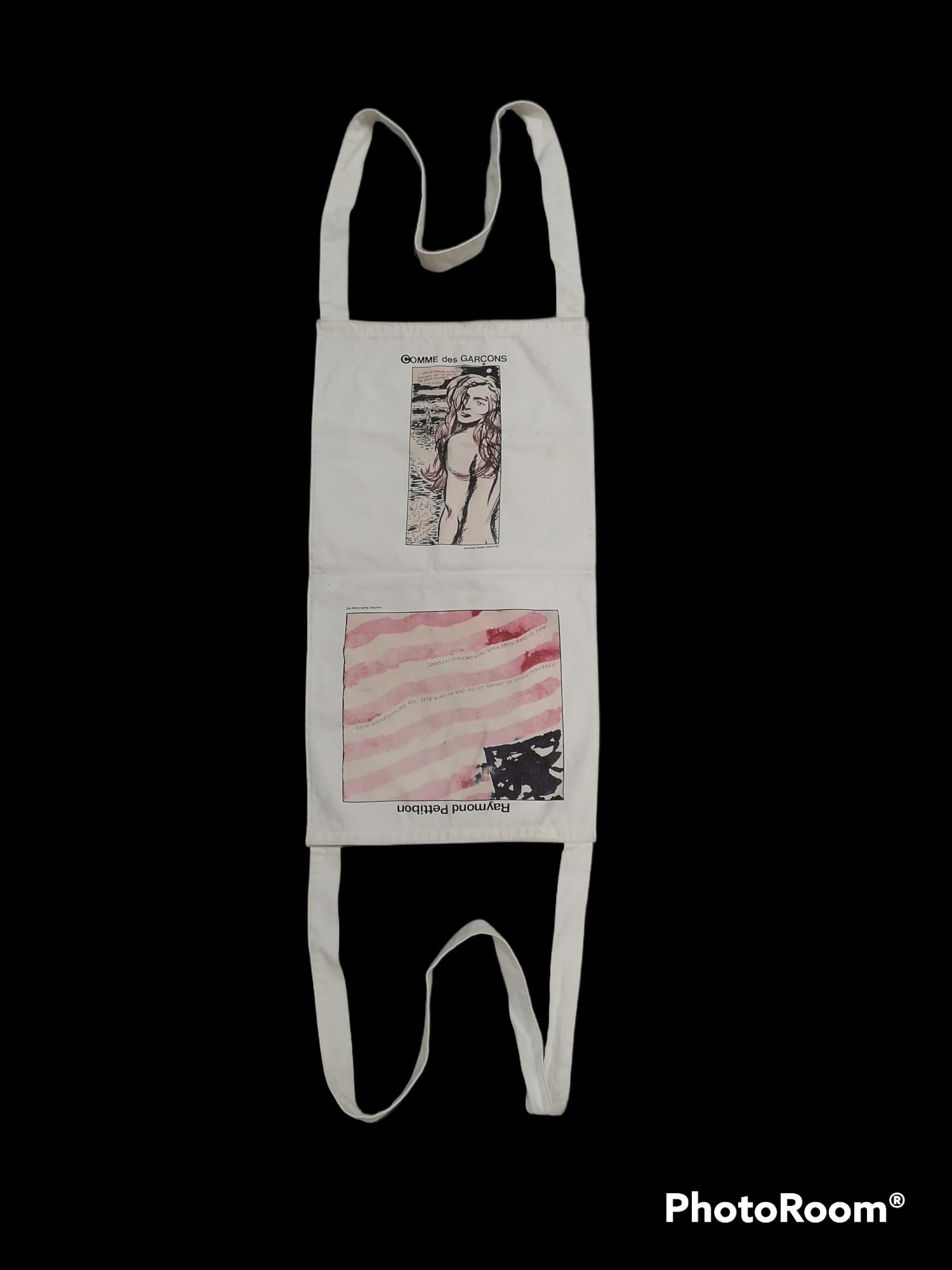 Comme des Garcons 🔥Comme Des Garçons By Raymond Pettibon Drawing Art Bag Size ONE SIZE - 5 Thumbnail