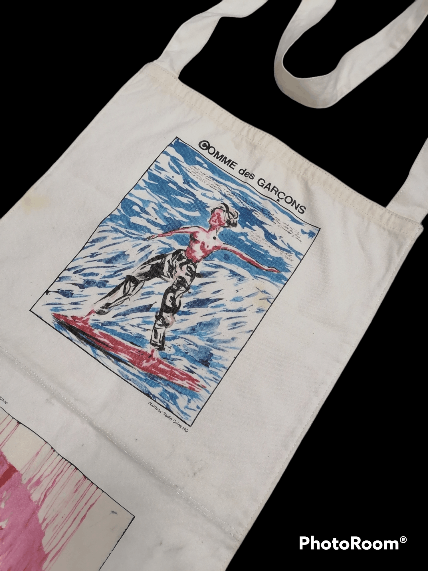 Comme des Garcons 🔥Comme Des Garçons By Raymond Pettibon Drawing Art Bag Size ONE SIZE - 3 Thumbnail
