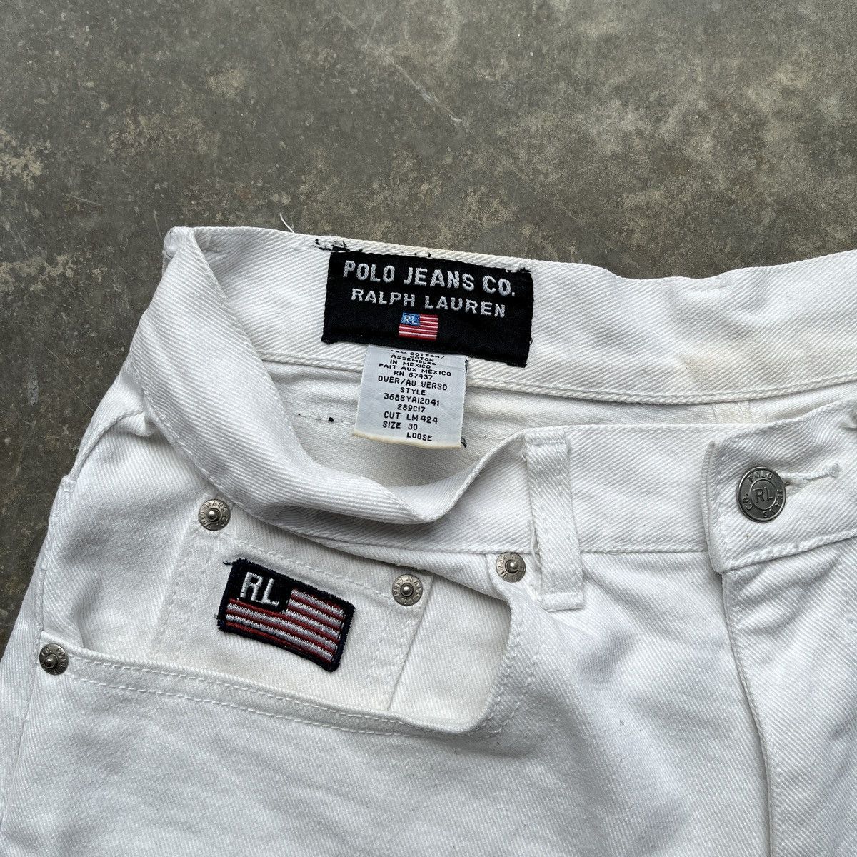 Polo Ralph Lauren × Vintage Vintage Polo Jeans Ralph Lauren baggy shorts jorts Size US 30 / EU 46 - 7 Thumbnail