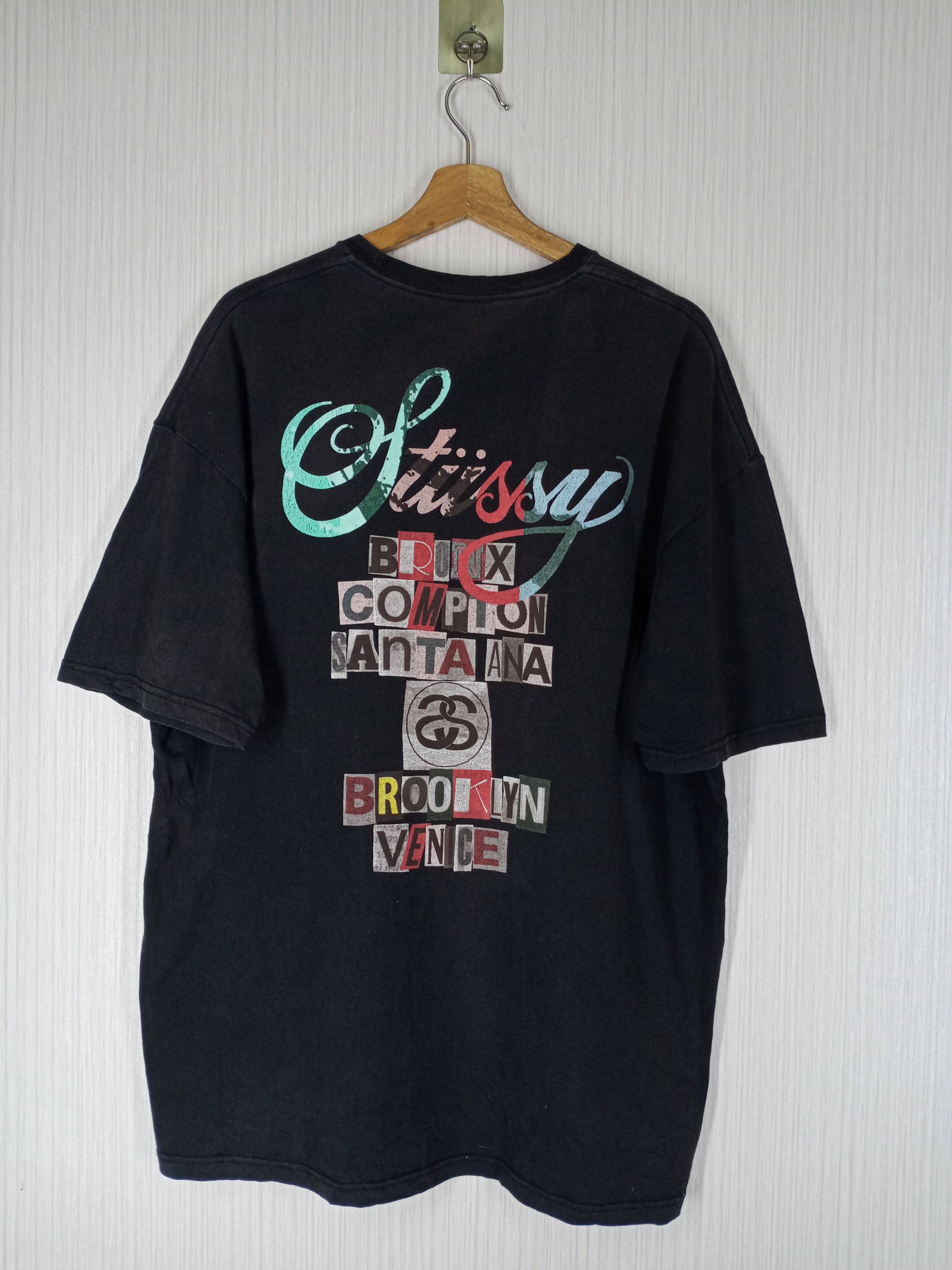 Stussy Stussy International Nice Design Big Logo Tshirt Size US XL / EU 56 / 4 - 2 Thumbnail
