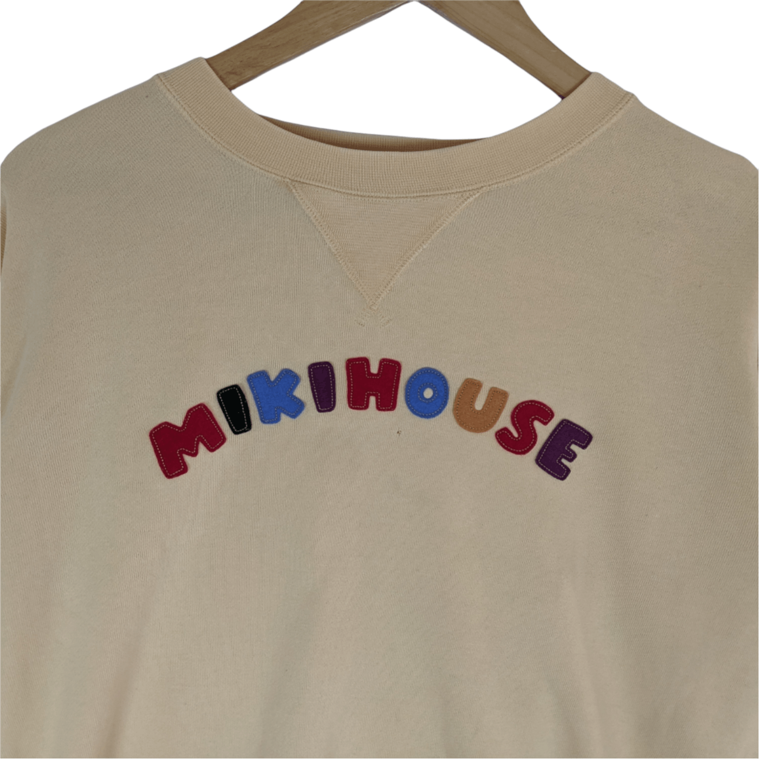 Disney × Mickey Mouse Disney MIKI HOUSE Big Spell Out Jumper Sweatshirt Size US L / EU 52-54 / 3 - 4 Thumbnail