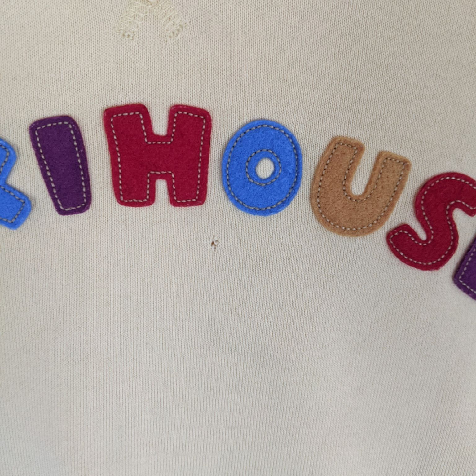 Disney × Mickey Mouse Disney MIKI HOUSE Big Spell Out Jumper Sweatshirt Size US L / EU 52-54 / 3 - 7 Thumbnail