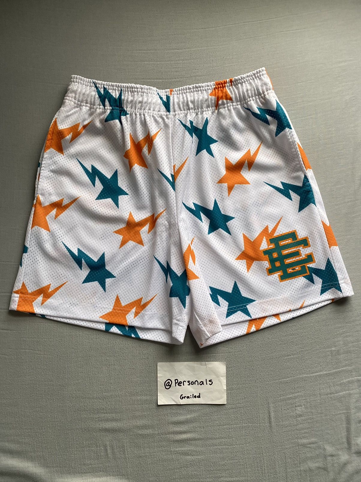 Bape × Eric Emanuel NEW Eric Emanuel x Bape Miami Shorts Large | Grailed