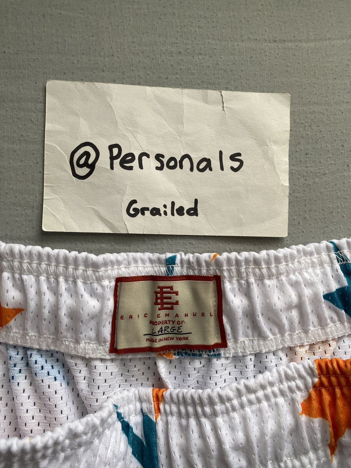 Bape × Eric Emanuel NEW Eric Emanuel x Bape Miami Shorts Large Size US 34 / EU 50 - 9 Thumbnail