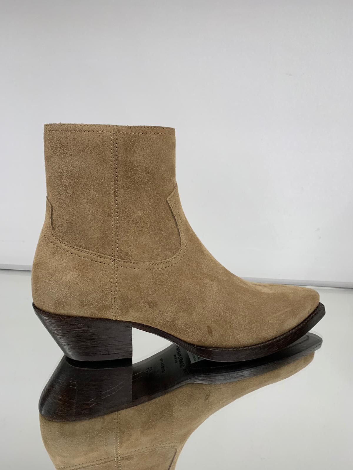 image of Saint Laurent Paris Lukas 40 Boots In Land, Men's (Size 7)