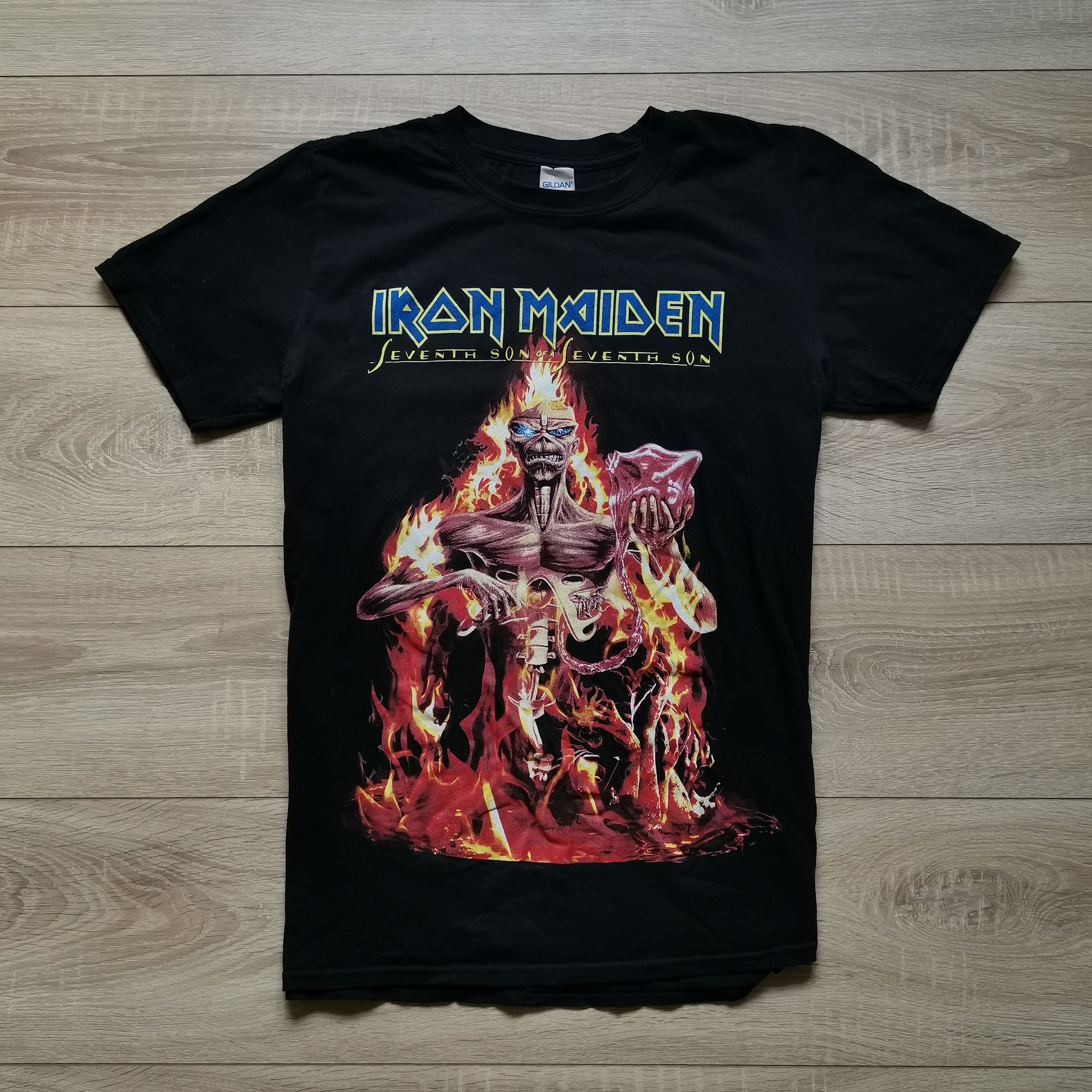 Band Tees × Gildan × Iron Maiden Iron Maiden 2012 seventh son of a seventh son Size US M / EU 48-50 / 2 - 1 Thumbnail
