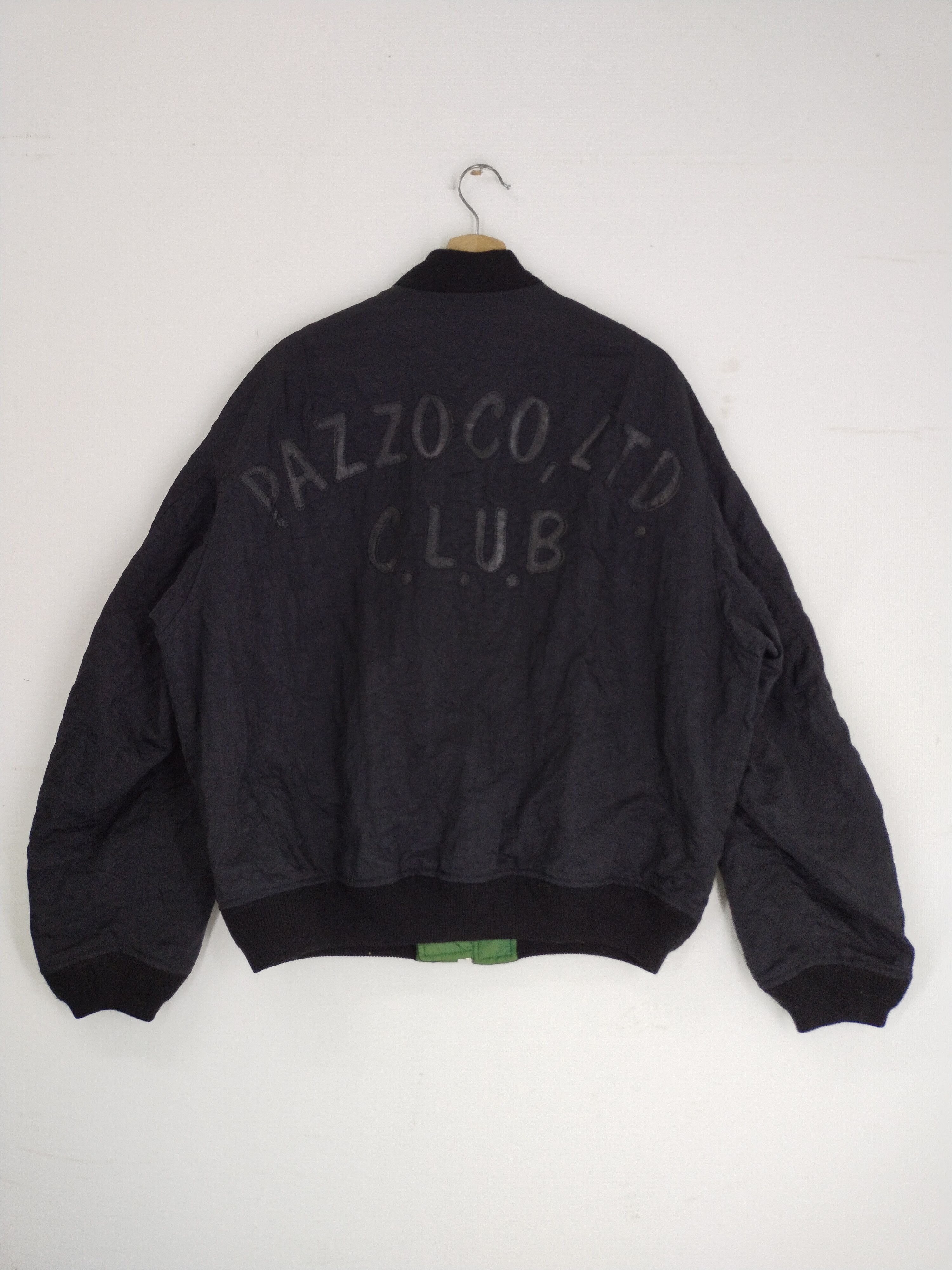 Japanese Brand Vintage 80s Designer by N. Masaki Reversible Bomber Jacket Size US L / EU 52-54 / 3 - 11 Thumbnail