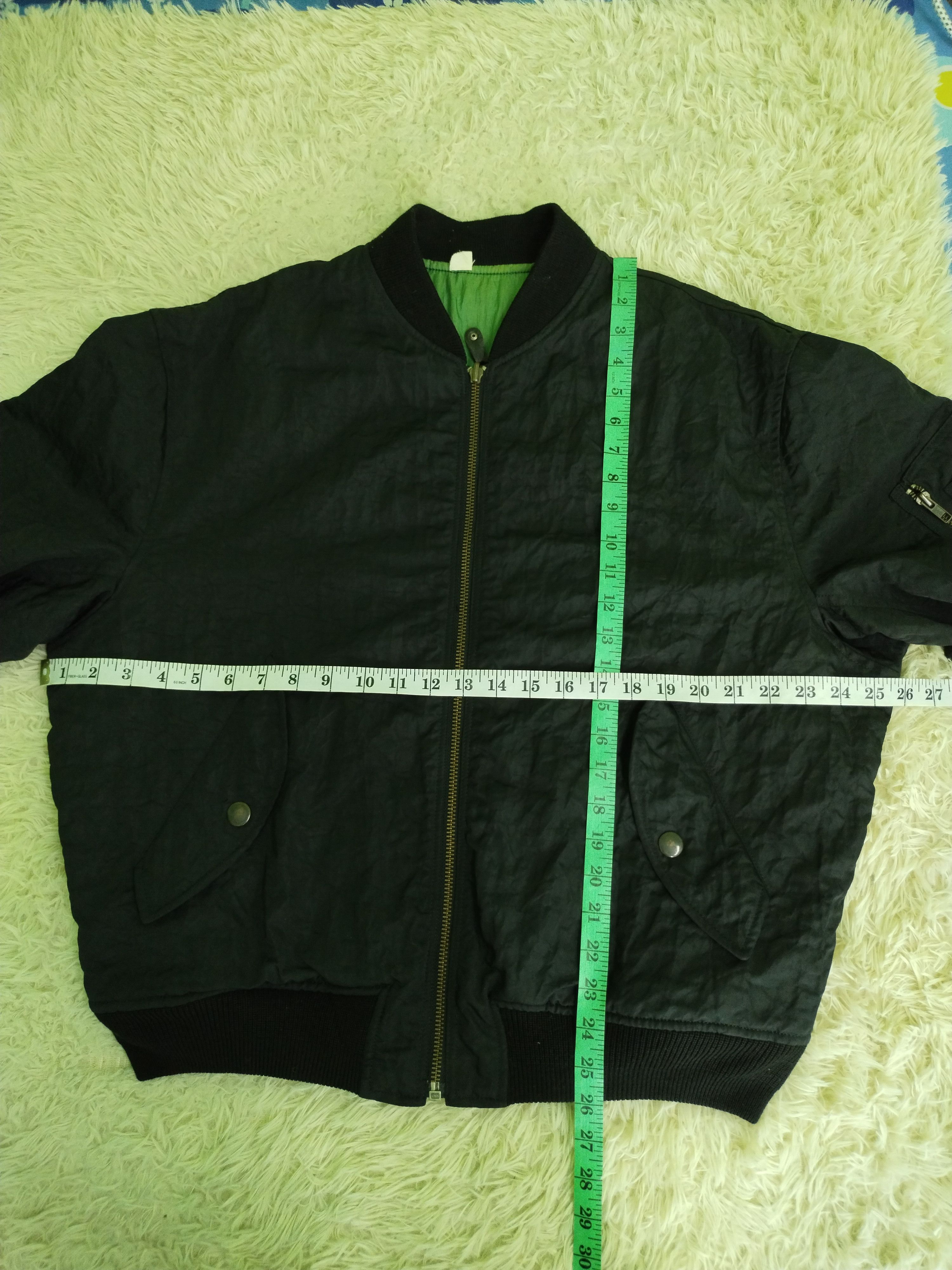 Japanese Brand Vintage 80s Designer by N. Masaki Reversible Bomber Jacket Size US L / EU 52-54 / 3 - 18 Thumbnail