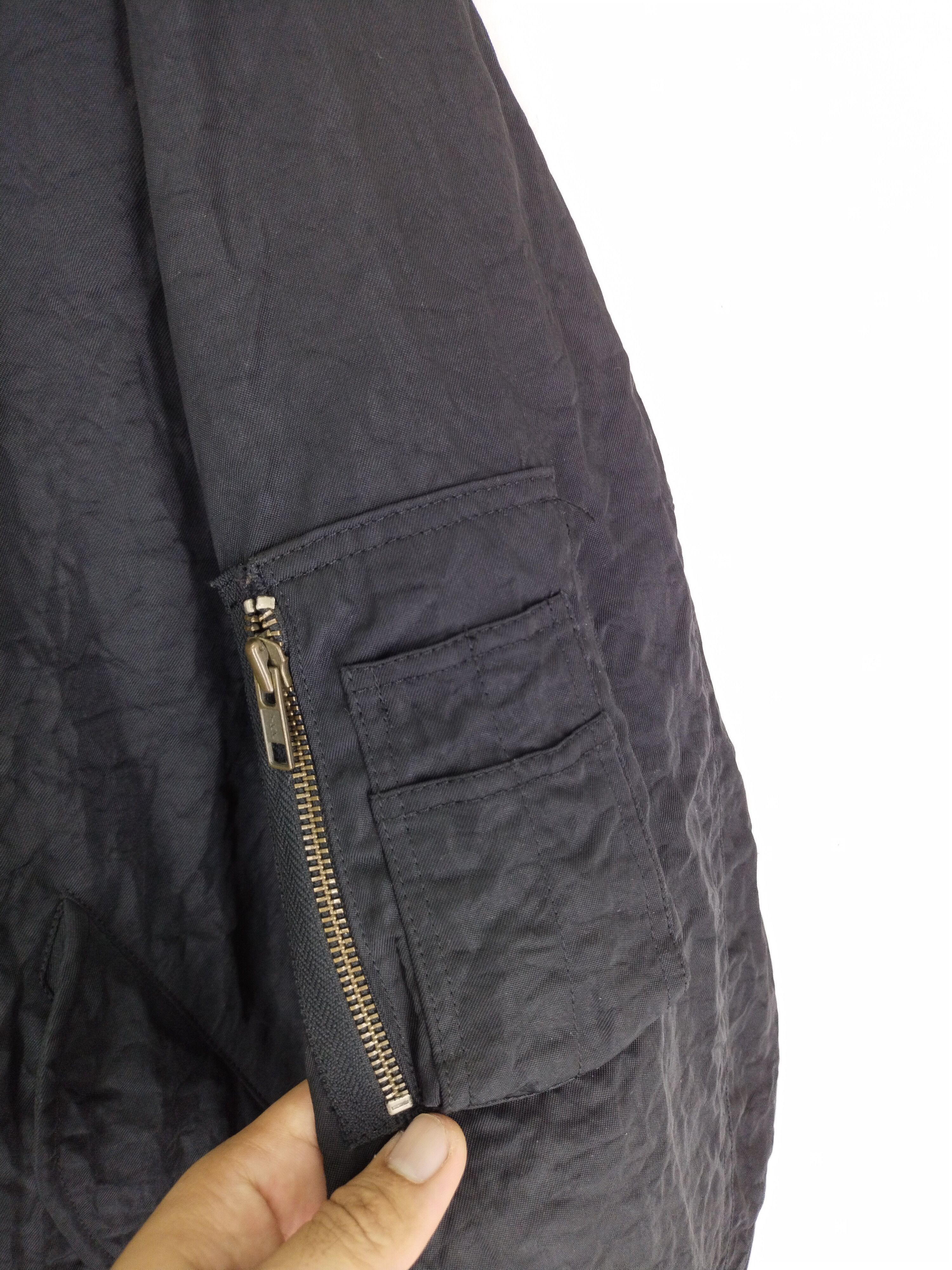 Japanese Brand Vintage 80s Designer by N. Masaki Reversible Bomber Jacket Size US L / EU 52-54 / 3 - 8 Thumbnail