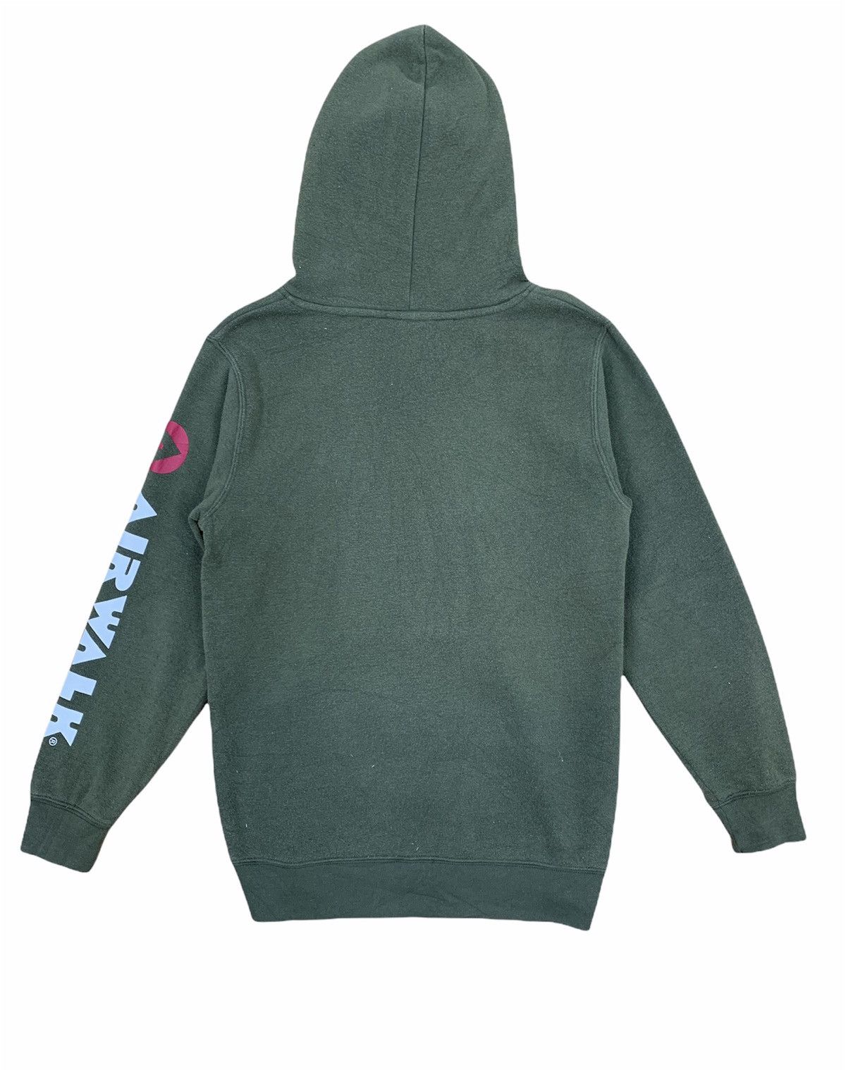 Airwalk × Japanese Brand AIRWALK Vintage 90s Skater Rainbow Chest Logo Hoodie Jacket Size US S / EU 44-46 / 1 - 2 Thumbnail