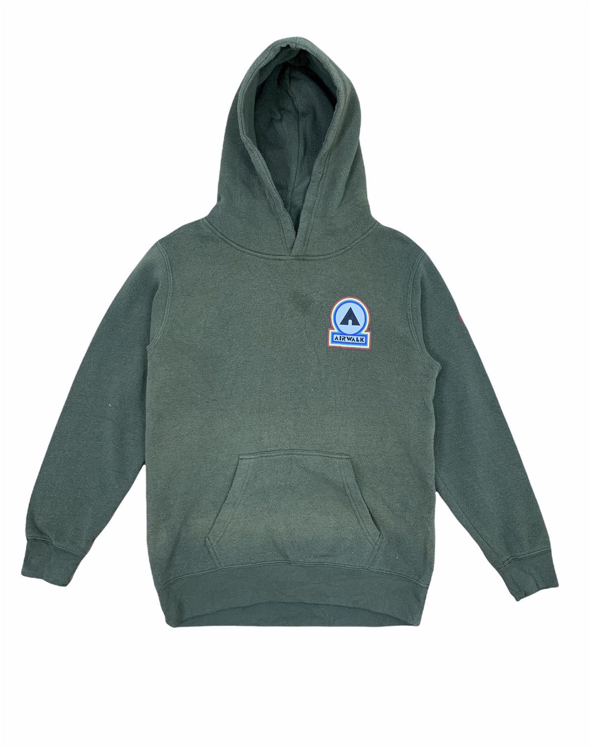 Airwalk × Japanese Brand AIRWALK Vintage 90s Skater Rainbow Chest Logo Hoodie Jacket Size US S / EU 44-46 / 1 - 1 Thumbnail