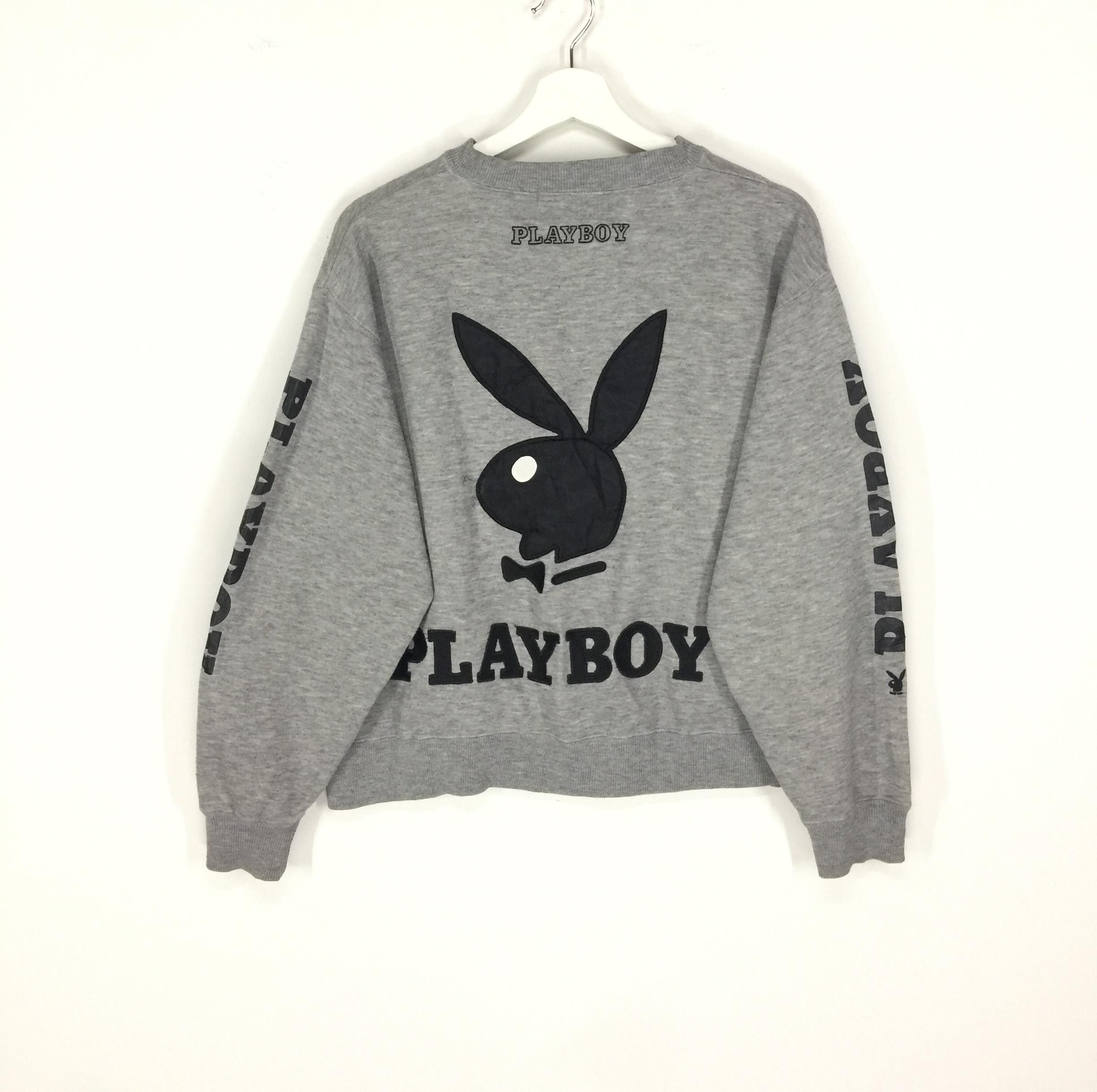 Playboy Playboy embroidery bunny head logo vintage 90s sweatshirt Size US S / EU 44-46 / 1 - 1 Thumbnail