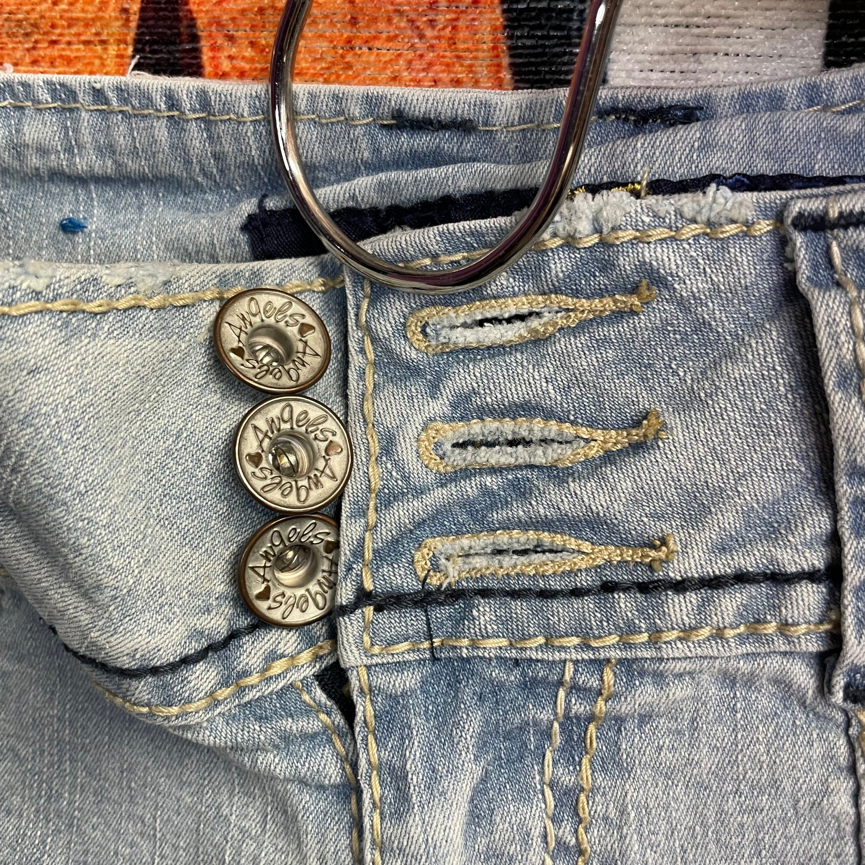 Vintage Y2K Angel Low Rise Jeans Size 25” Size 25" / US 0 / IT 36 - 3 Thumbnail