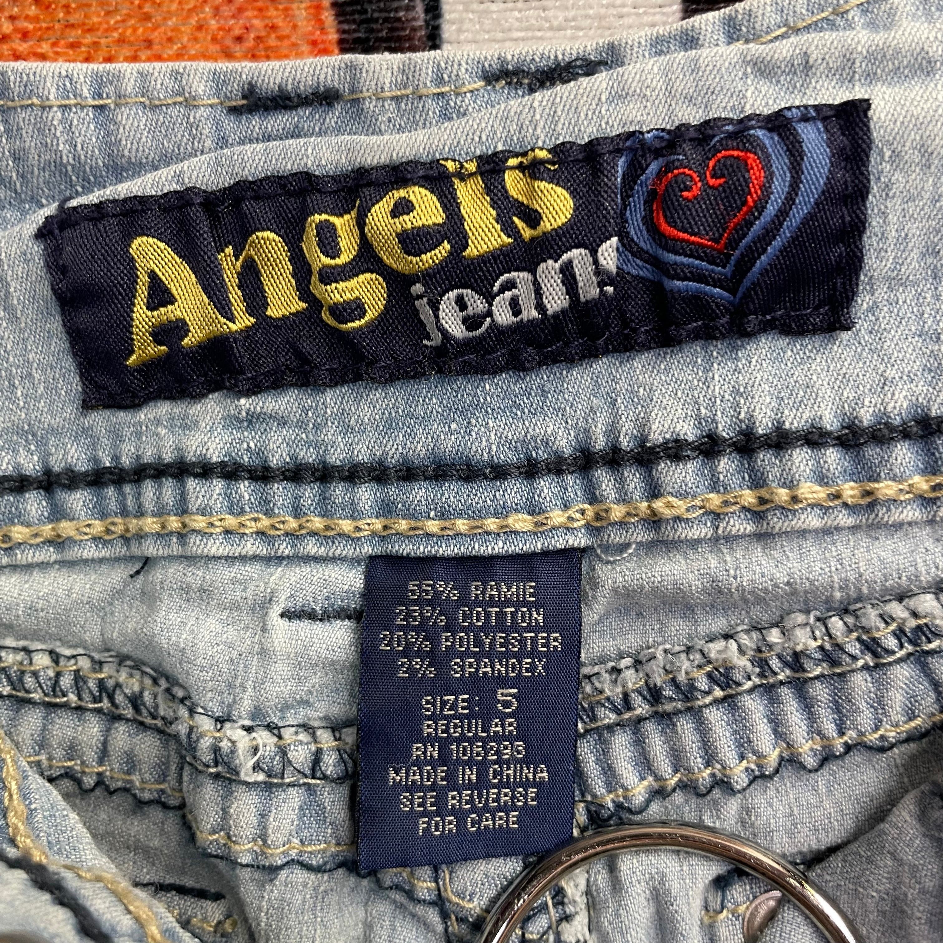 Vintage Y2K Angel Low Rise Jeans Size 25” Size 25" / US 0 / IT 36 - 4 Thumbnail