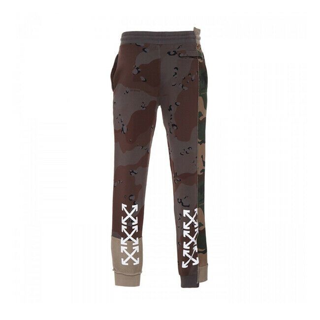 Off-White Reconstructed Jogger Pants in Camo Size US XS / EU 42 / 0 - 2 Thumbnail
