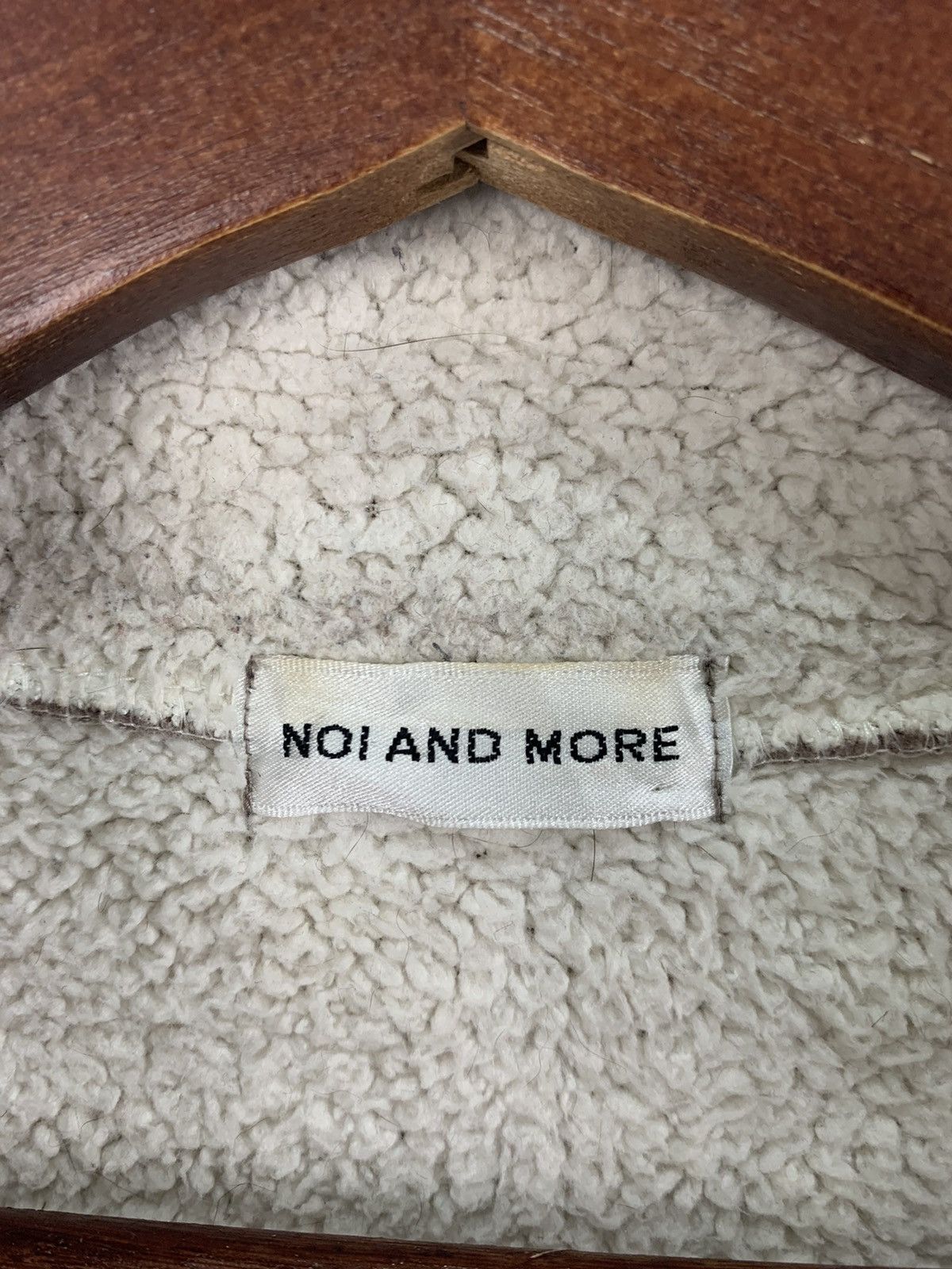 Japanese Brand × Traditional Weatherwear NOI&MORE Rare Fleece Sherpa Shearling Button Up Vest Jacket Size US M / EU 48-50 / 2 - 10 Thumbnail