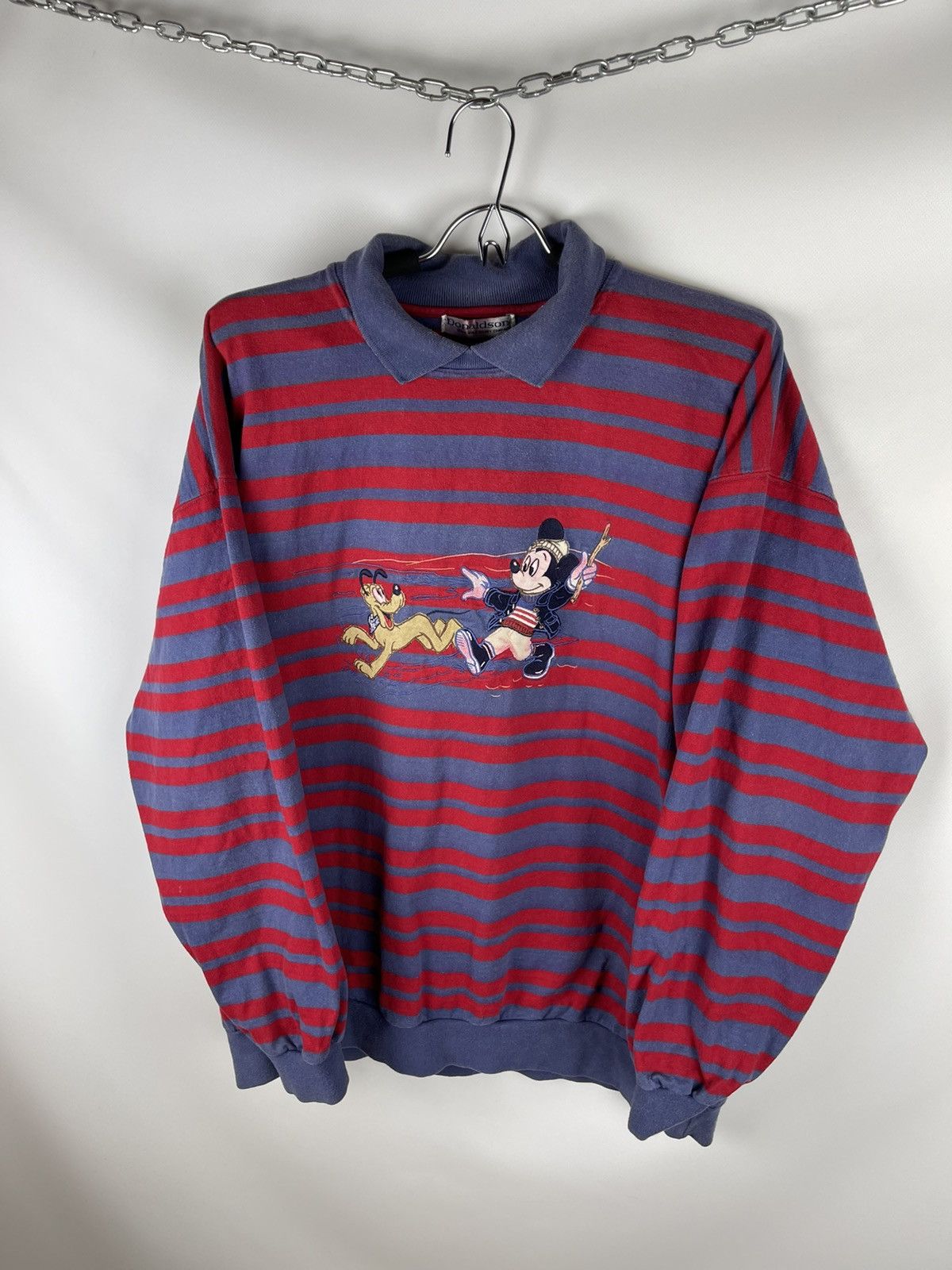 Disney Donaldson vintage Walt Disney Mickey Mouse Pluto print swea Size US L / EU 52-54 / 3 - 1 Thumbnail