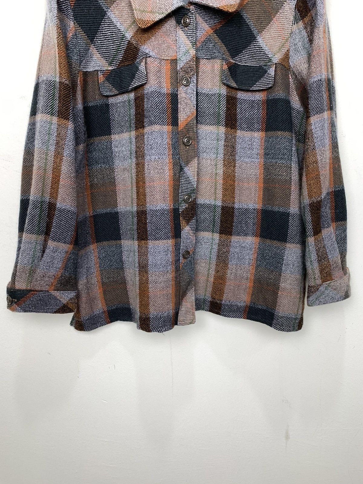 Woolrich Woolen Mills FOREST Wool Mohair Plaid Checker Retro Trucker Chore Jacket Size US L / EU 52-54 / 3 - 5 Thumbnail