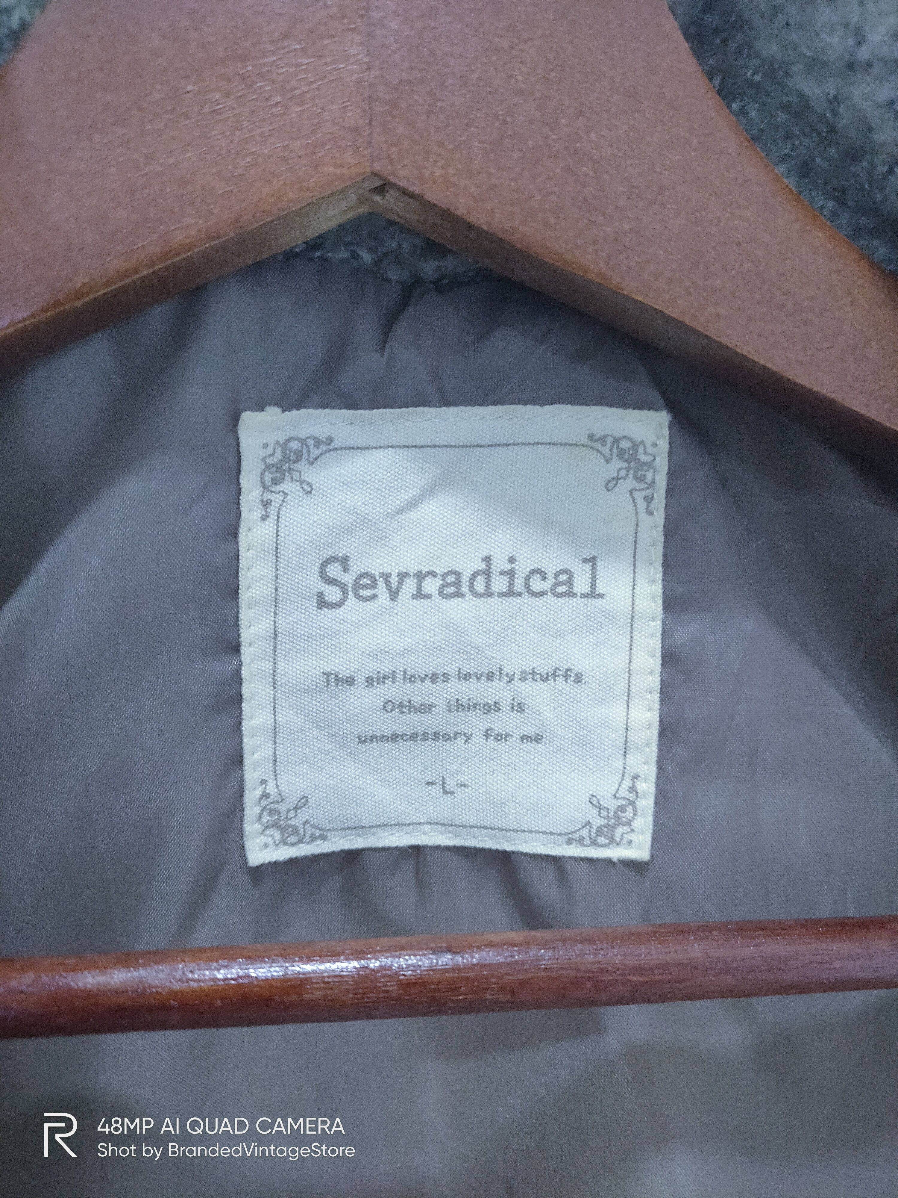 Japanese Brand × Superrradical SEVRADICAL Wool Mohair Zipper Military Bombers Vest Jacket Size L / US 10 / IT 46 - 11 Thumbnail