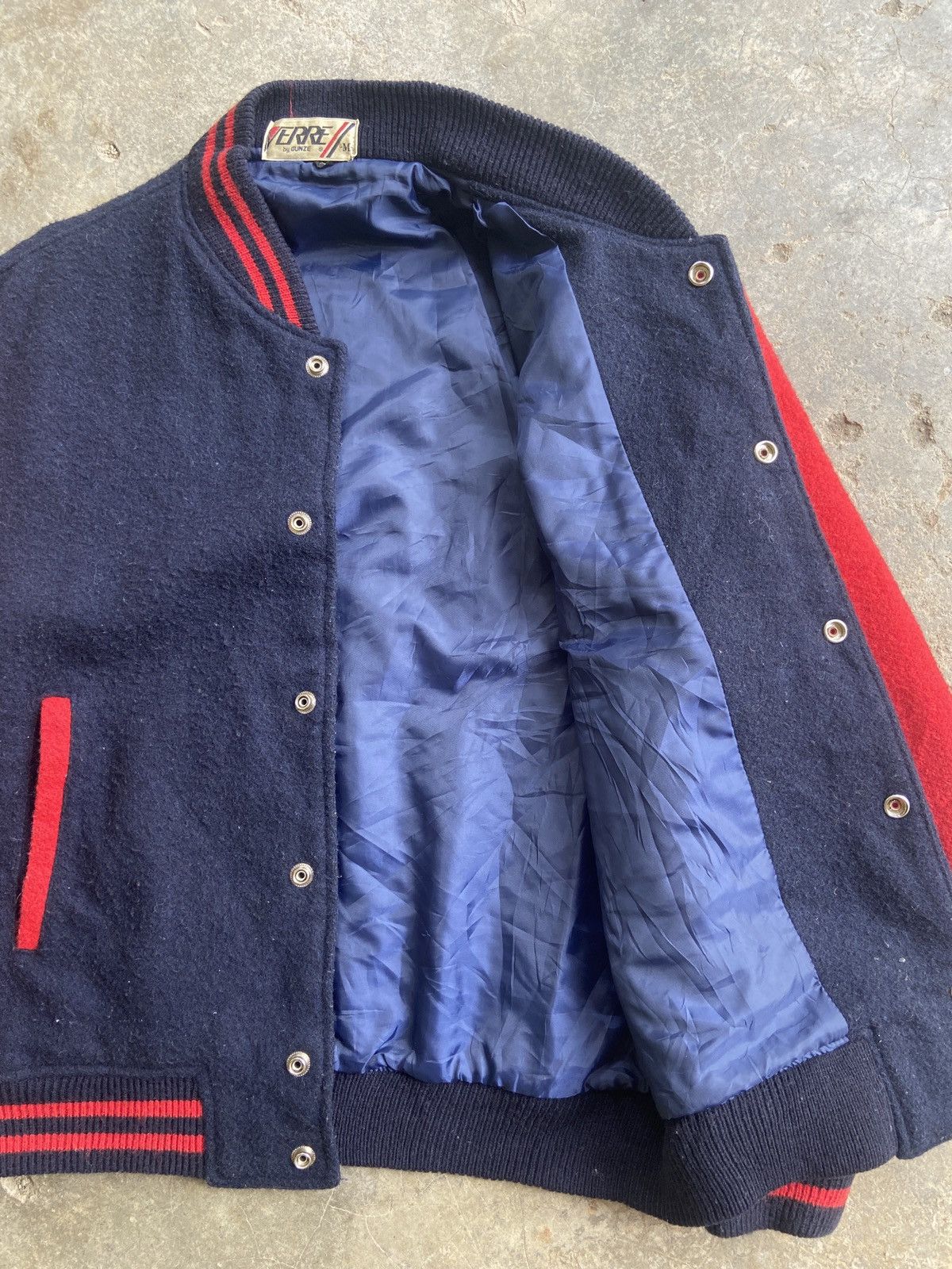 Japanese Brand × Vintage Vintage Verre by Gunze Wool Varsity Jacket Size US M / EU 48-50 / 2 - 5 Thumbnail