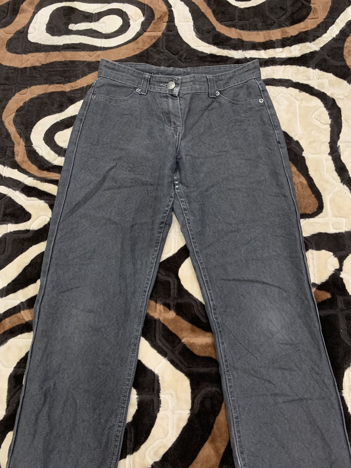Japanese Brand McDonald Grey Stone Wash Travis Scott Streetwear Denim Jean Size US 29 - 4 Thumbnail