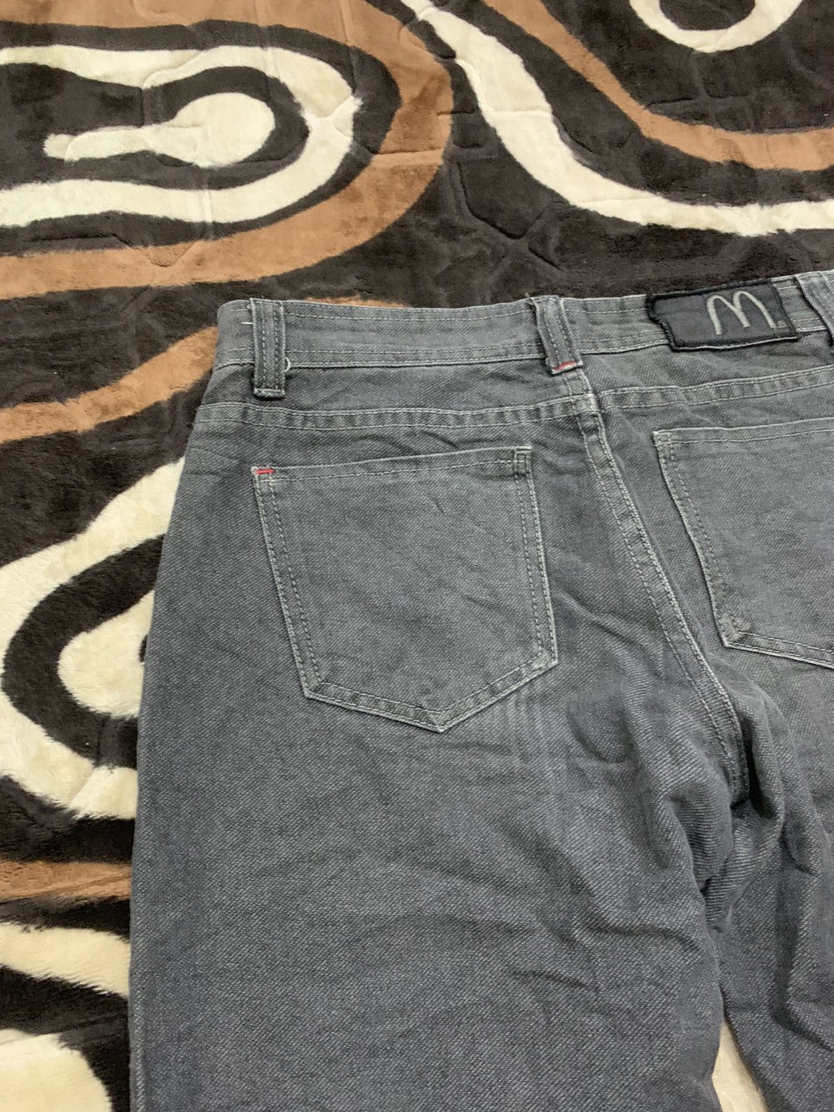 Japanese Brand McDonald Grey Stone Wash Travis Scott Streetwear Denim Jean Size US 29 - 11 Thumbnail
