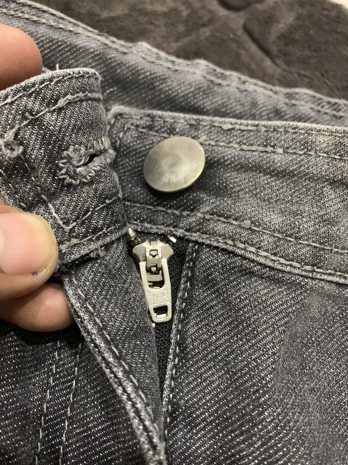 Japanese Brand McDonald Grey Stone Wash Travis Scott Streetwear Denim Jean Size US 29 - 8 Thumbnail
