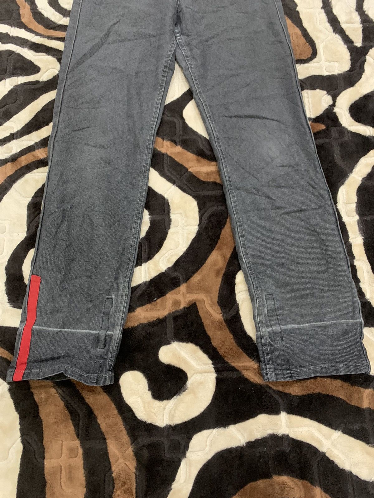 Japanese Brand McDonald Grey Stone Wash Travis Scott Streetwear Denim Jean Size US 29 - 5 Thumbnail