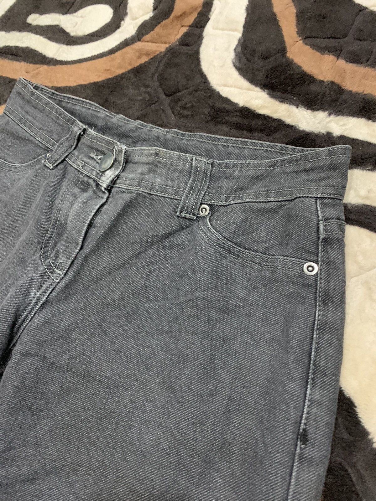 Japanese Brand McDonald Grey Stone Wash Travis Scott Streetwear Denim Jean Size US 29 - 7 Thumbnail