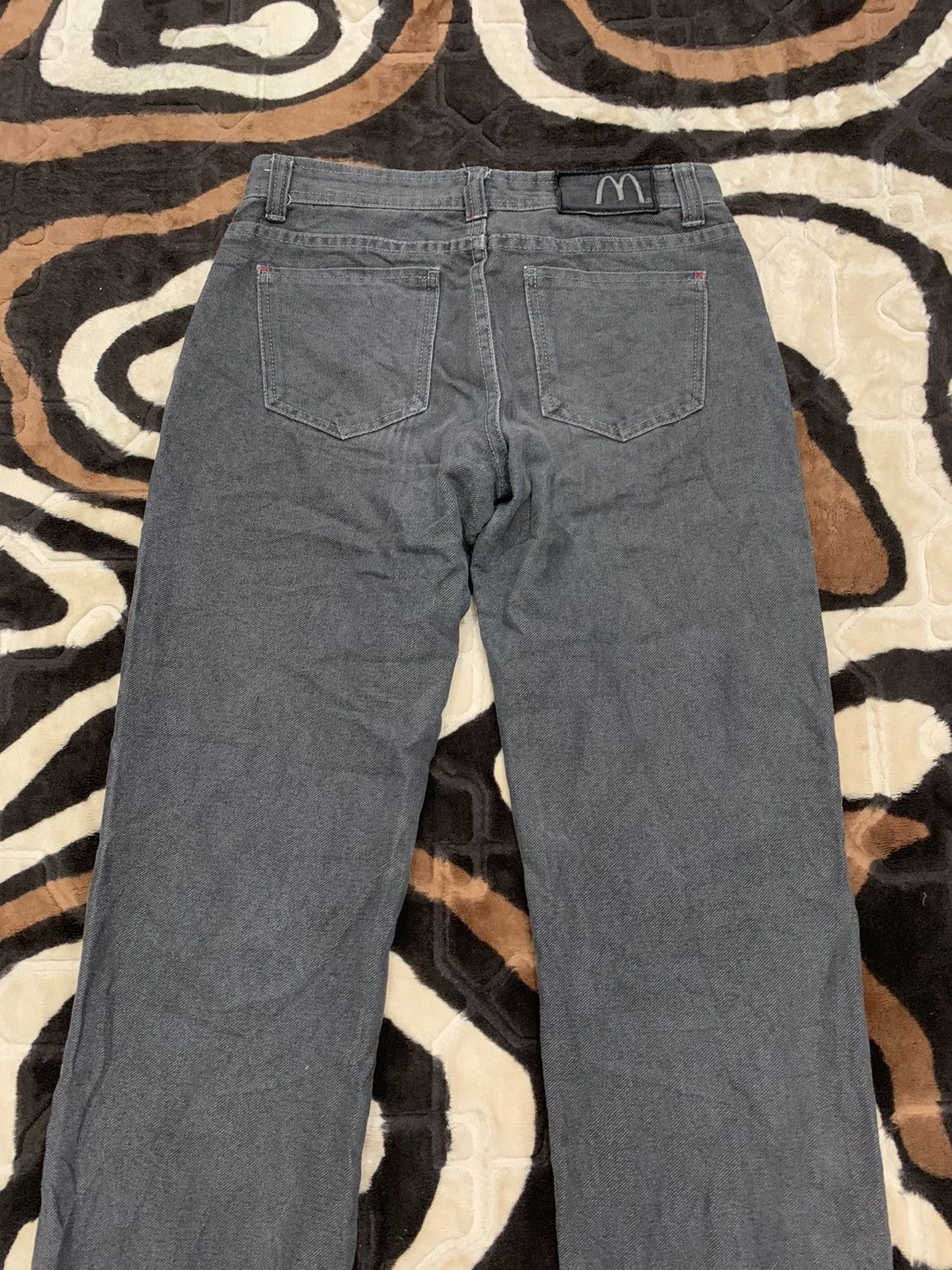 Japanese Brand McDonald Grey Stone Wash Travis Scott Streetwear Denim Jean Size US 29 - 9 Thumbnail