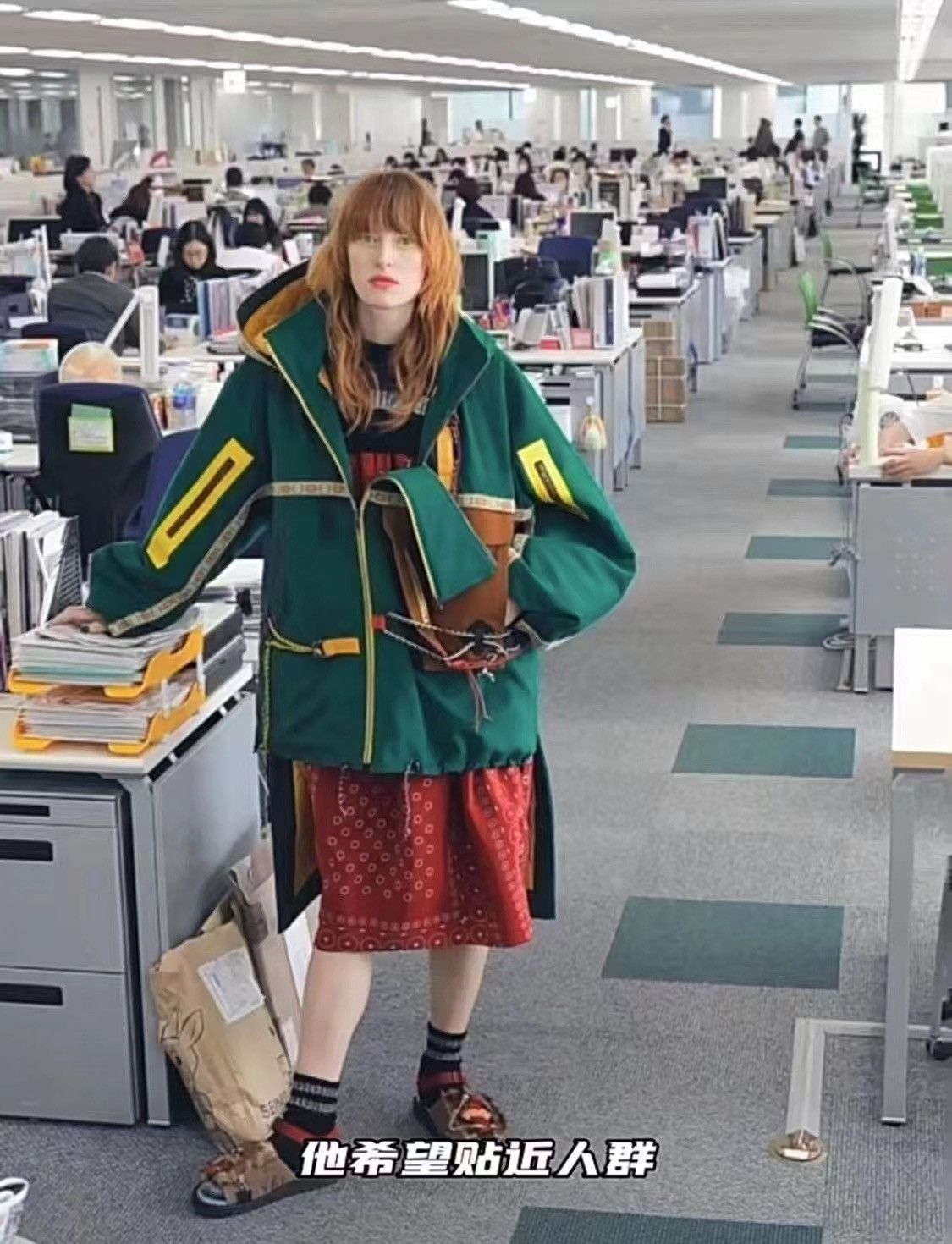 kolor 19aw high-low hem coat archive