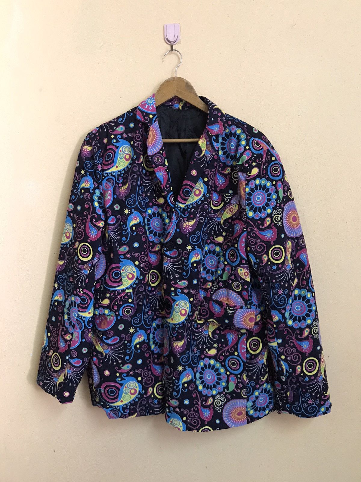 Japanese Brand POP ART design bandana full print coat jacket Size US L / EU 52-54 / 3 - 2 Thumbnail