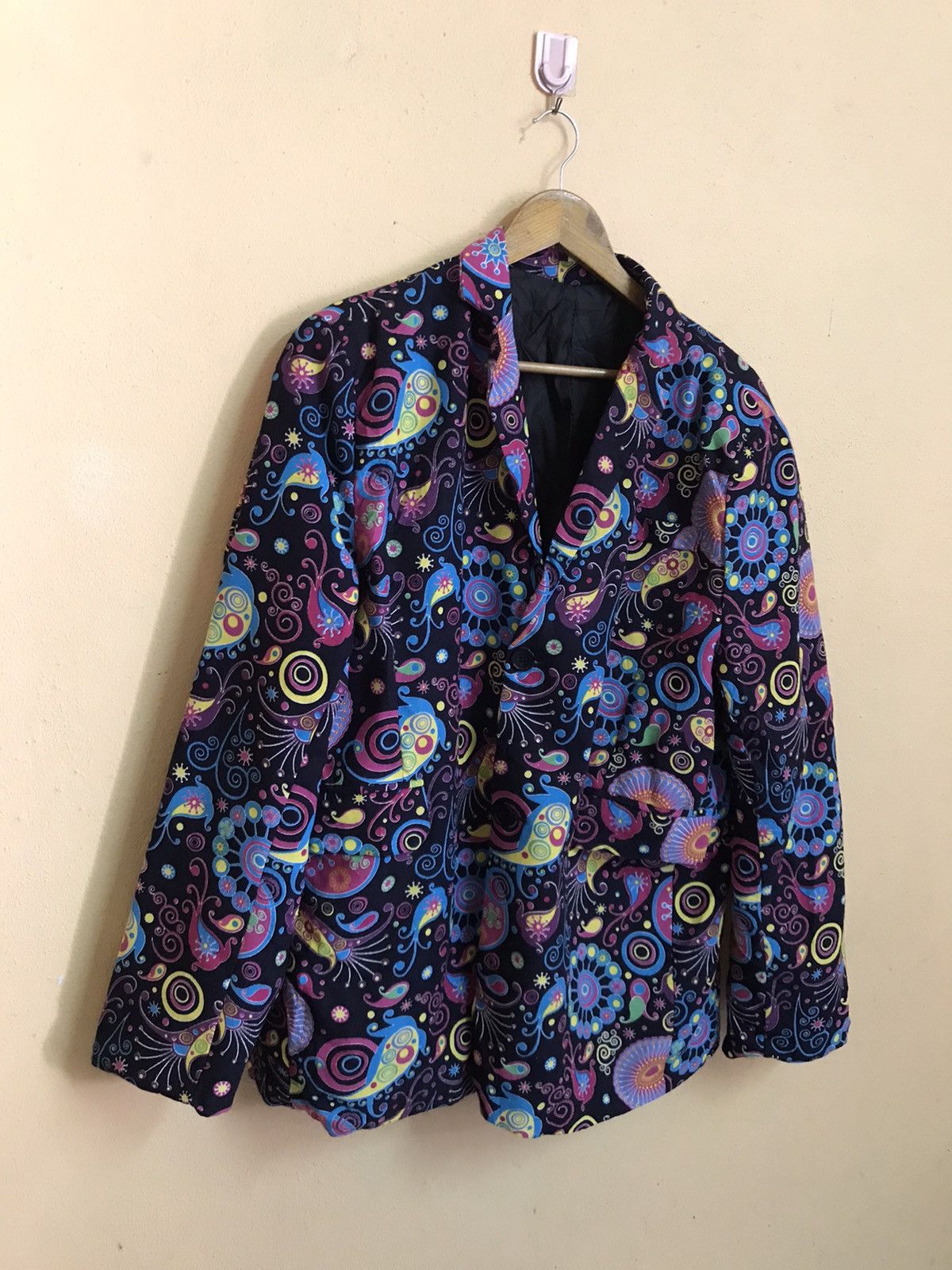 Japanese Brand POP ART design bandana full print coat jacket Size US L / EU 52-54 / 3 - 4 Thumbnail