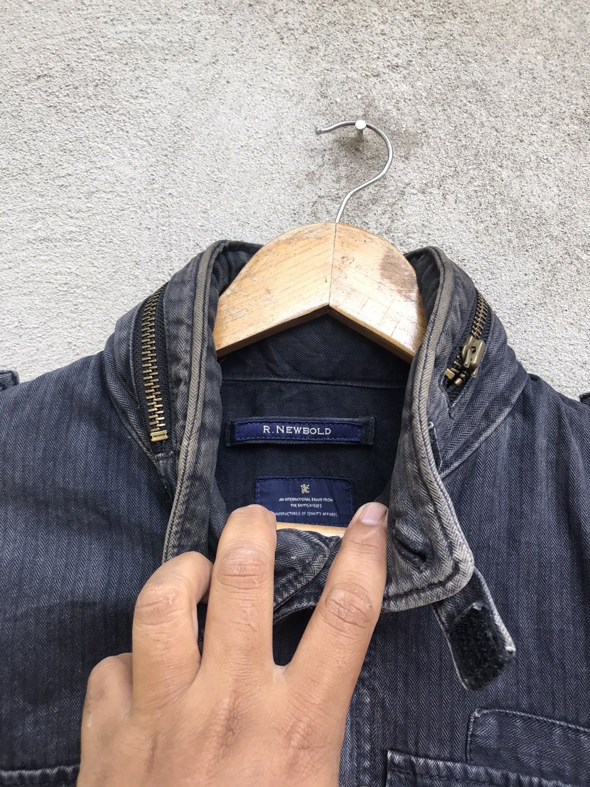 Japanese Brand R. NEWBOLD INDIGO WORKWEAR JACKET Size US L / EU 52-54 / 3 - 6 Thumbnail